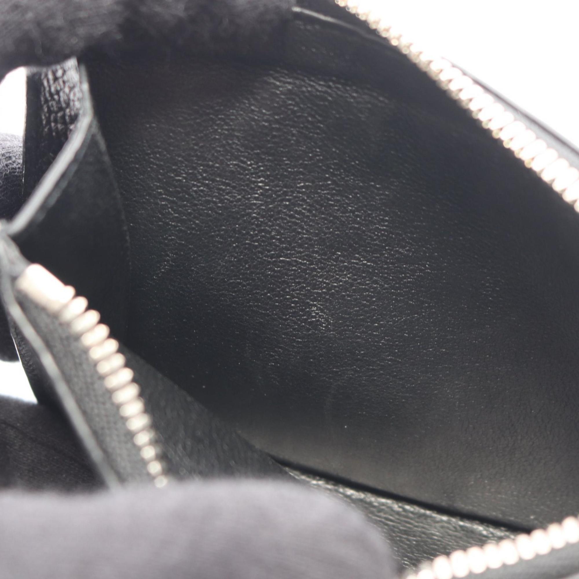 Balenciaga Black Leather Coin Purse/Coin Case (Pre-Owned)