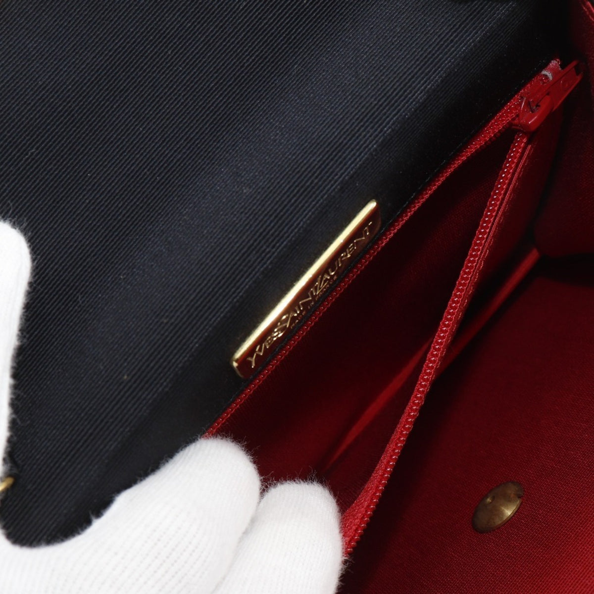 Yves Saint Laurent Black Cotton Shoulder Bag (Pre-Owned)
