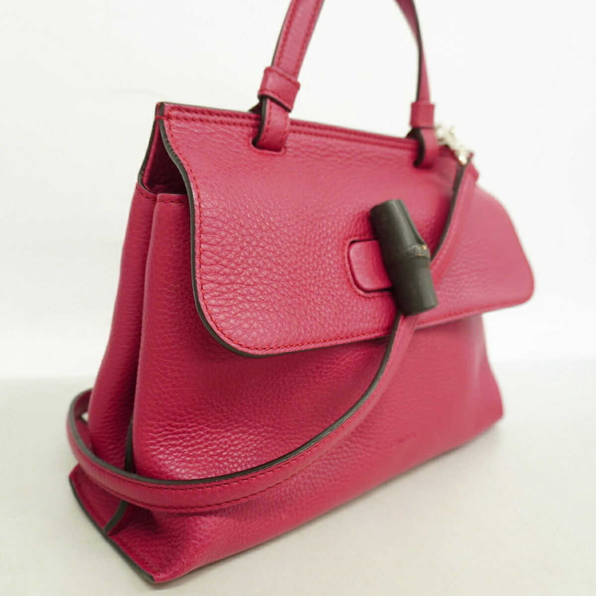 Gucci Pink Leather Handbag (Pre-Owned)
