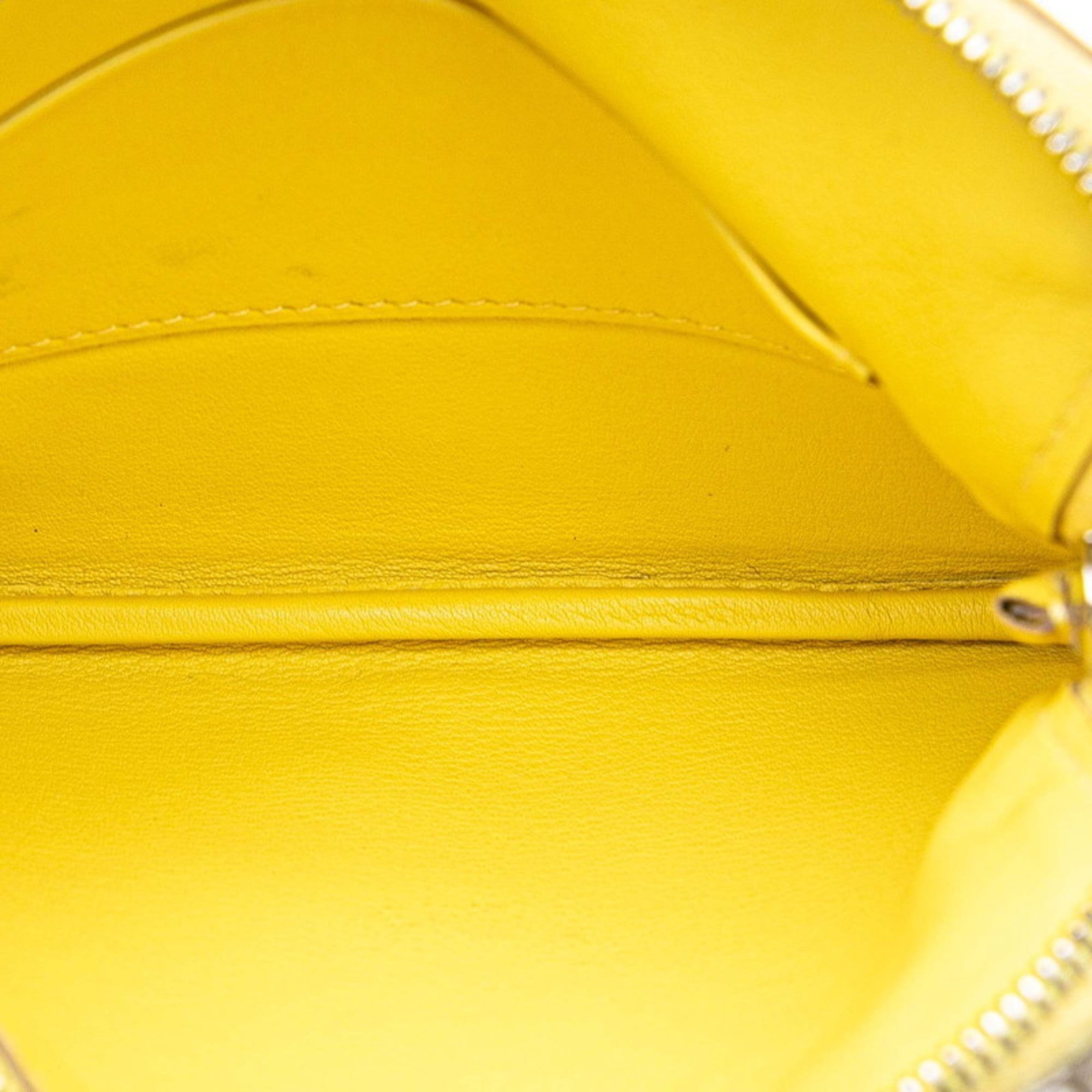 Hermes Multi-Color Yellow Swift Leather Pouch (Pre-Owned)