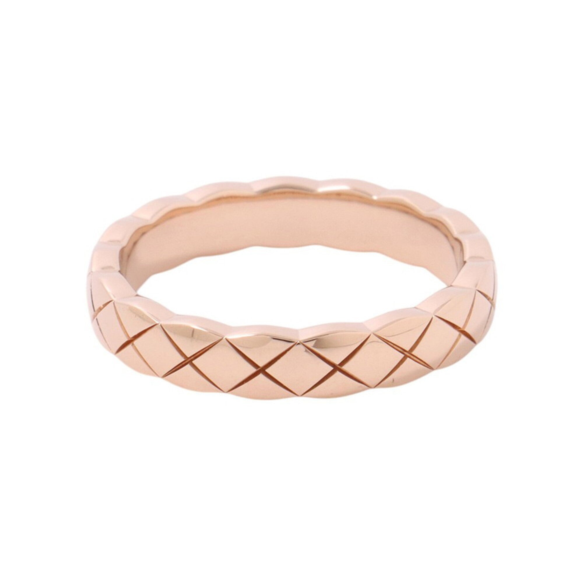 Chanel Pink Gold (18K) Band Ring (Pre-Owned)