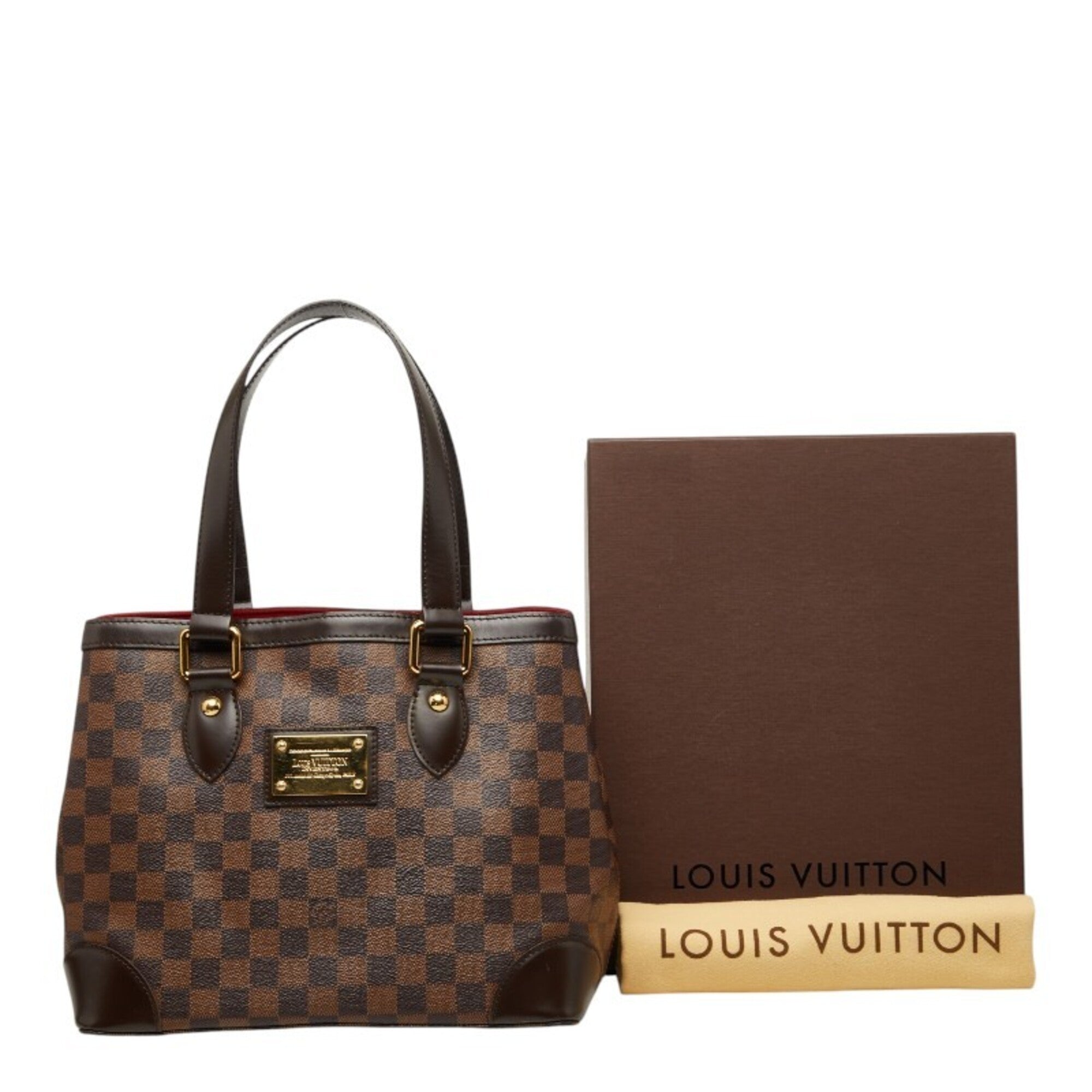 Louis Vuitton Brown Pvc Leather Handbag Tote Bag (Pre-Owned)