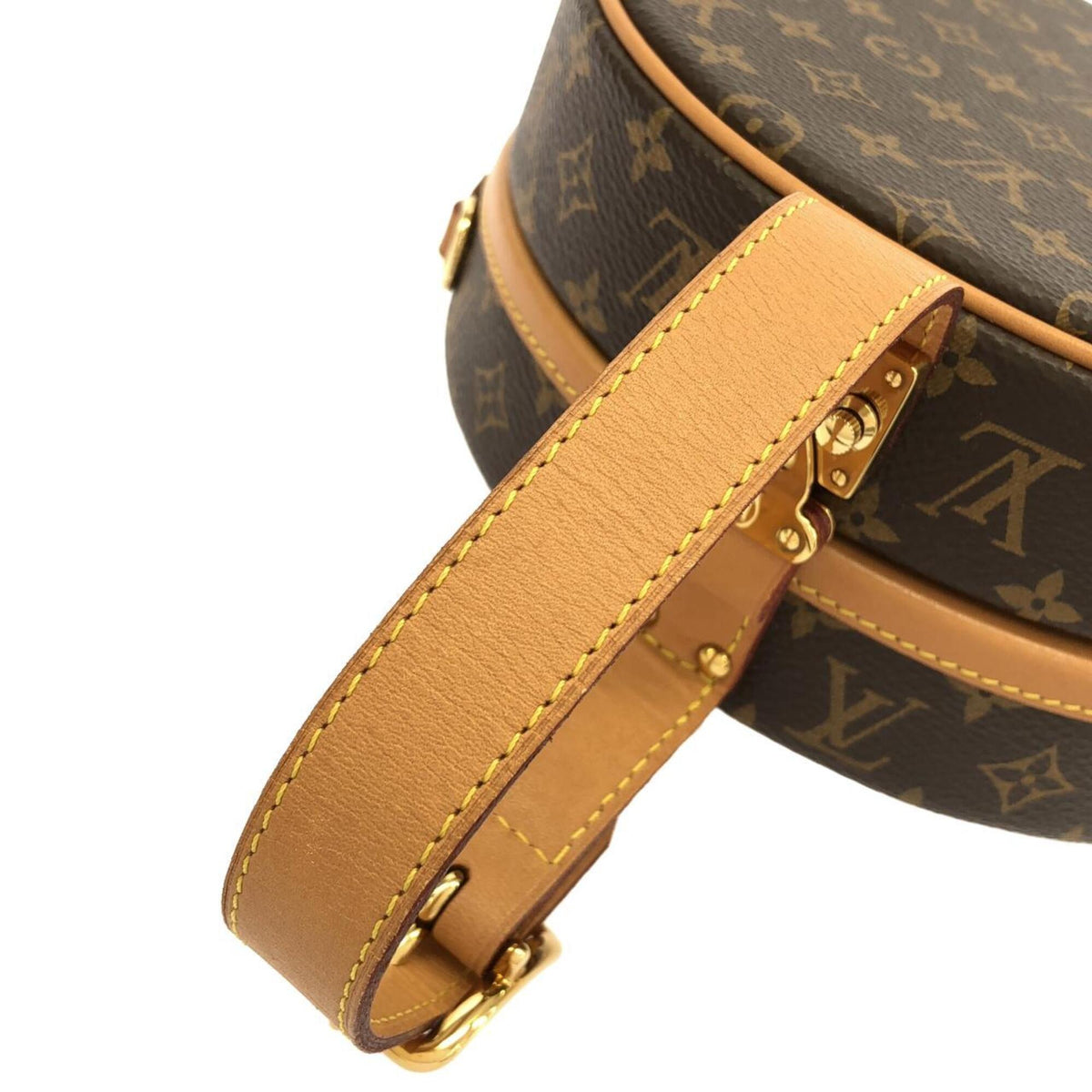 Louis Vuitton Marron Monogram Coated Canvas Handbag (Pre-Owned)