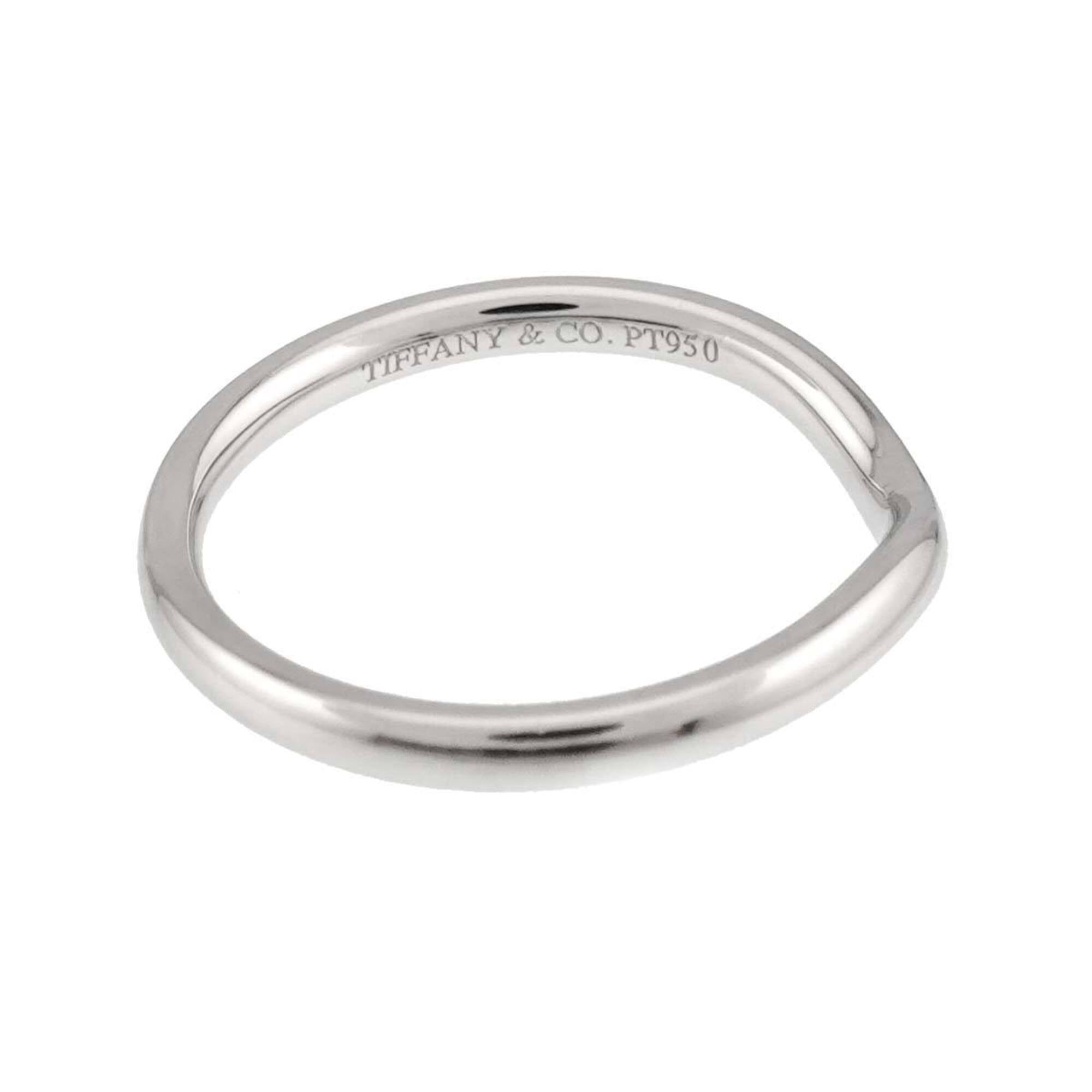 Tiffany Platinum Platinum 950 Band Ring (Pre-Owned)
