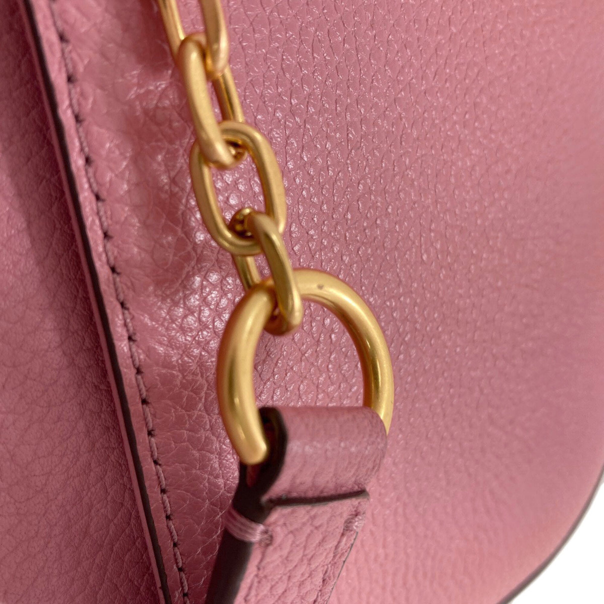 Tory Burch Pink Leather Shoulder Bag (Pre-Owned)