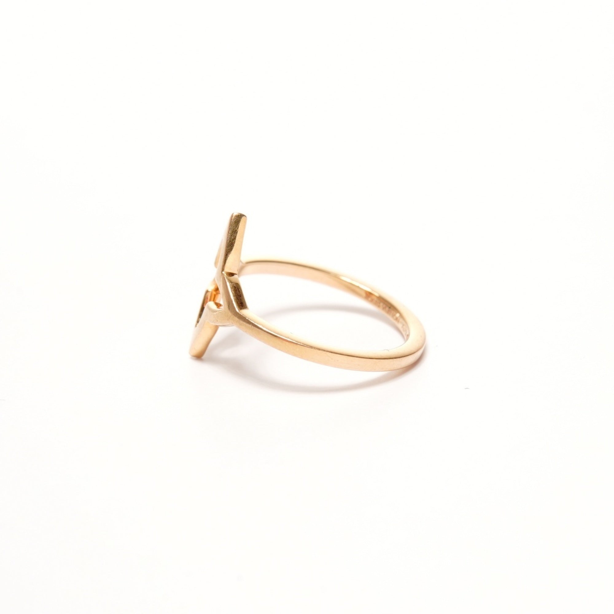 Louis Vuitton Gold Gold (18K) Band Ring (Pre-Owned)