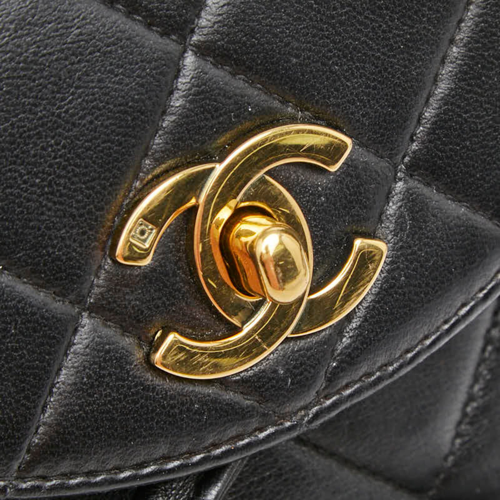 Chanel Black Leather Backpack (Pre-Owned)