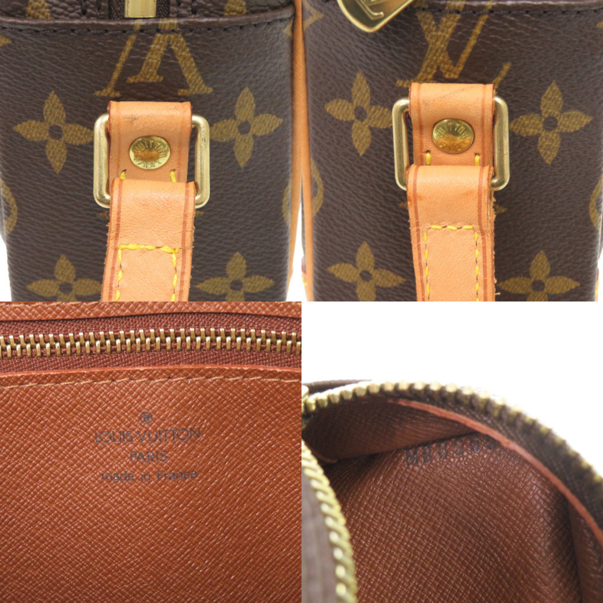 Louis Vuitton Brown Monogram Canvas Shoulder Bag (Pre-Owned)