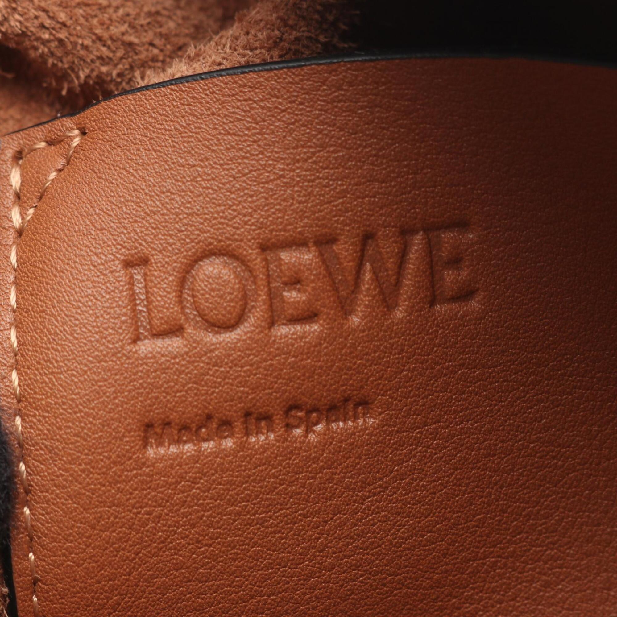 Loewe Brown Leather Backpack Handbag (Pre-Owned)
