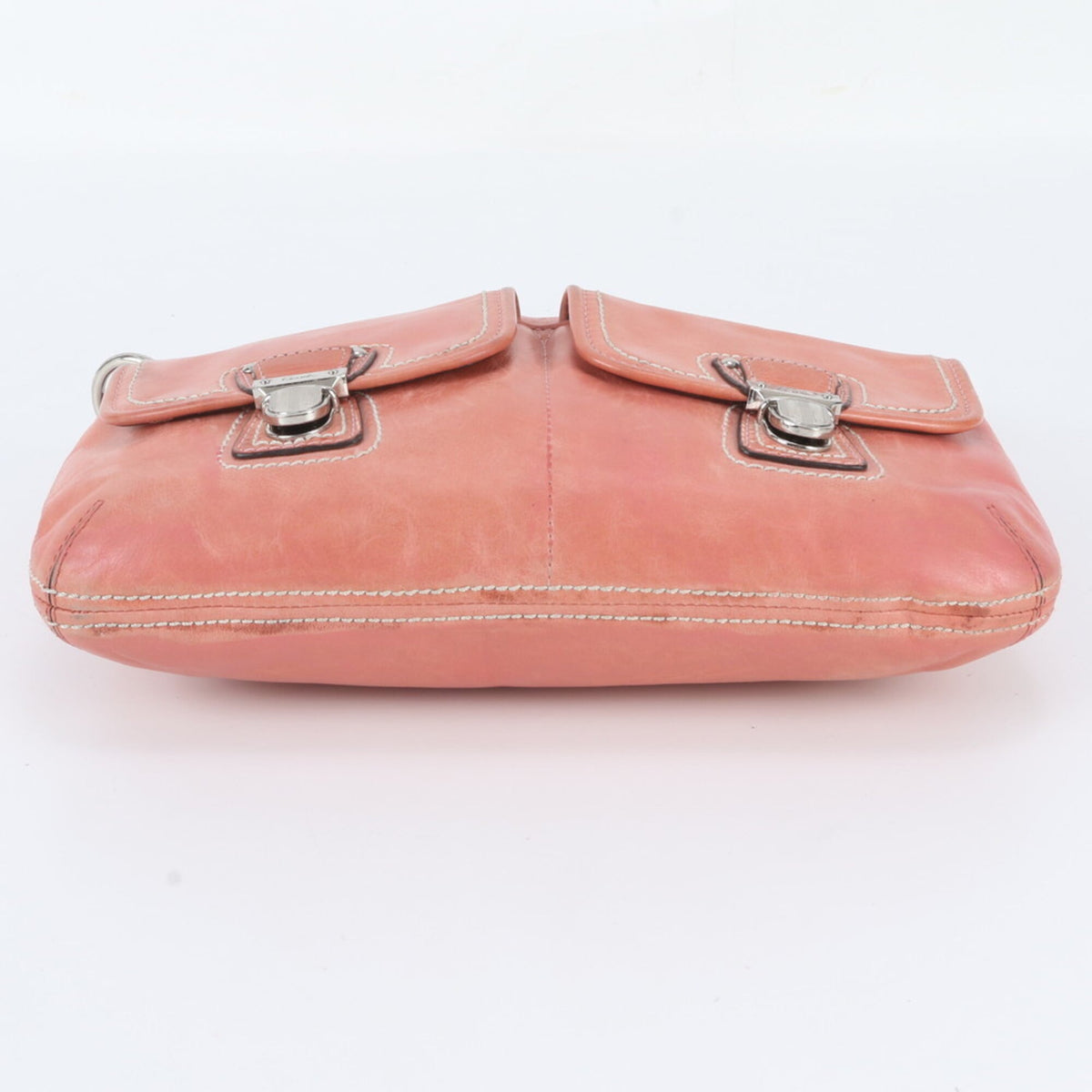 Coach Pink Leather Handbag Shoulder Bag Tote Bag (Pre-Owned)