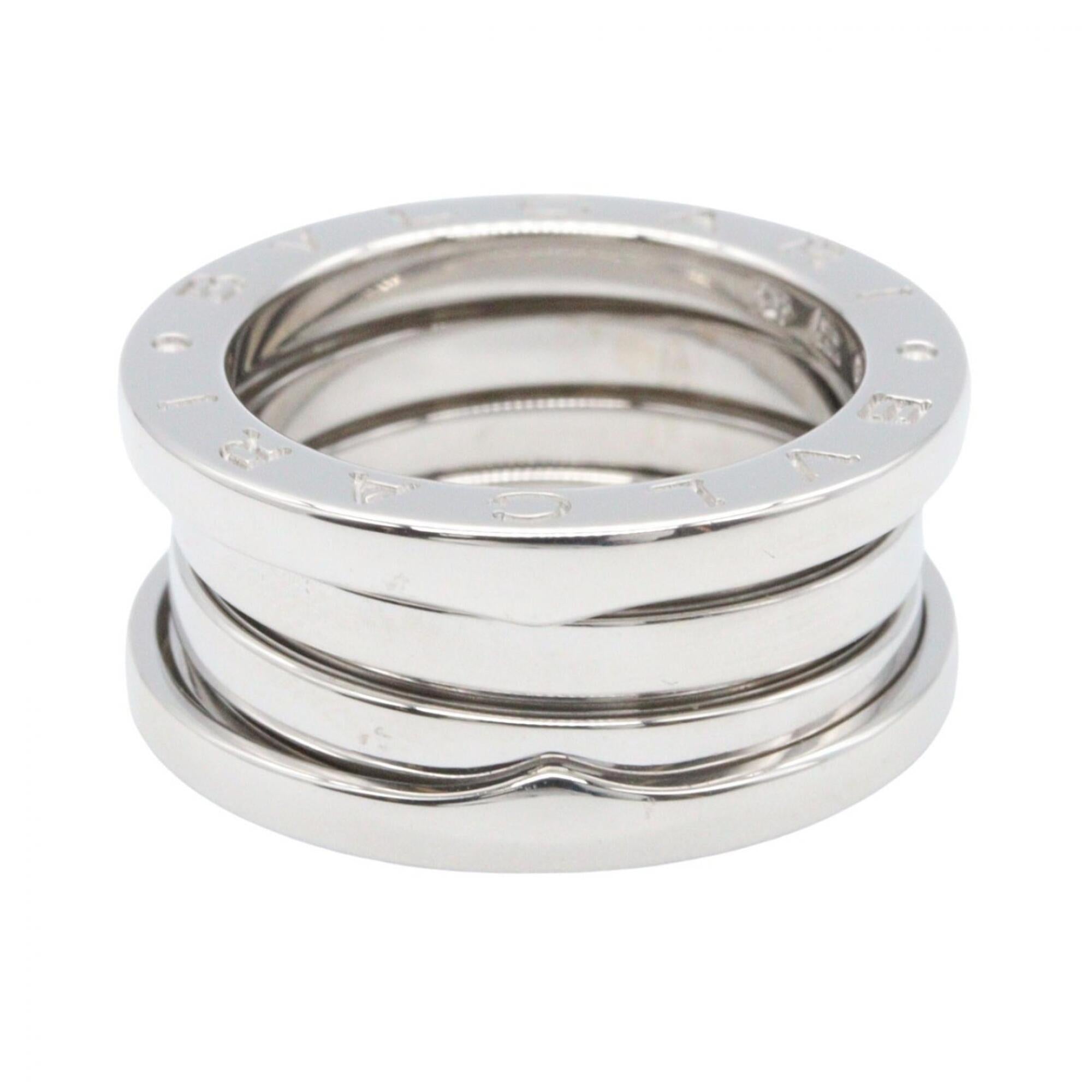 Bvlgari Silver White Gold (18K) Band Ring (Pre-Owned)