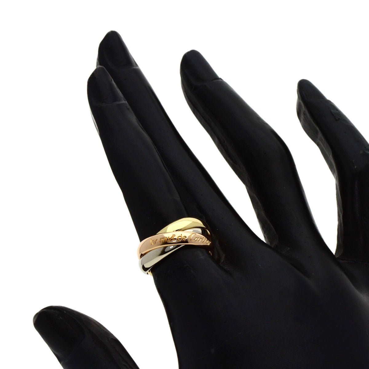 Cartier Trinity Yellow Gold (18K) Pink Gold (18K) White Gold (18K) Band Ring (Pre-Owned)