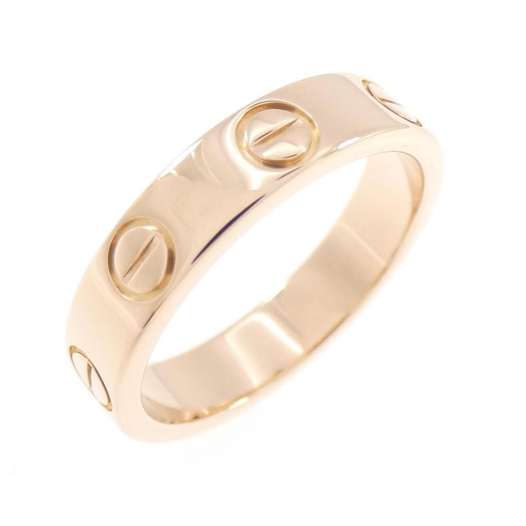 Cartier Love Pink Gold (18K) Band Ring (Pre-Owned)