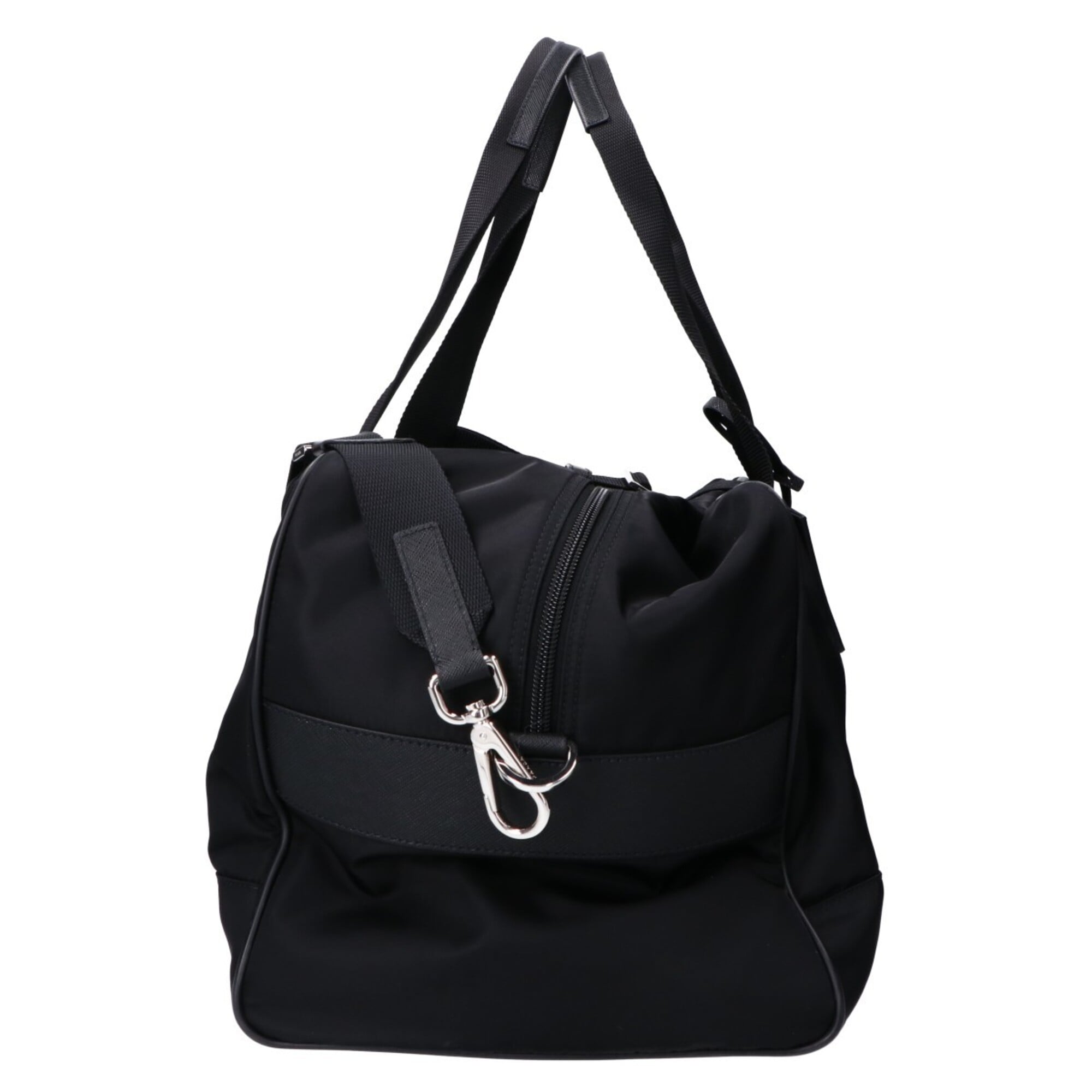 Prada Black Nylon Boston Bag (Pre-Owned)