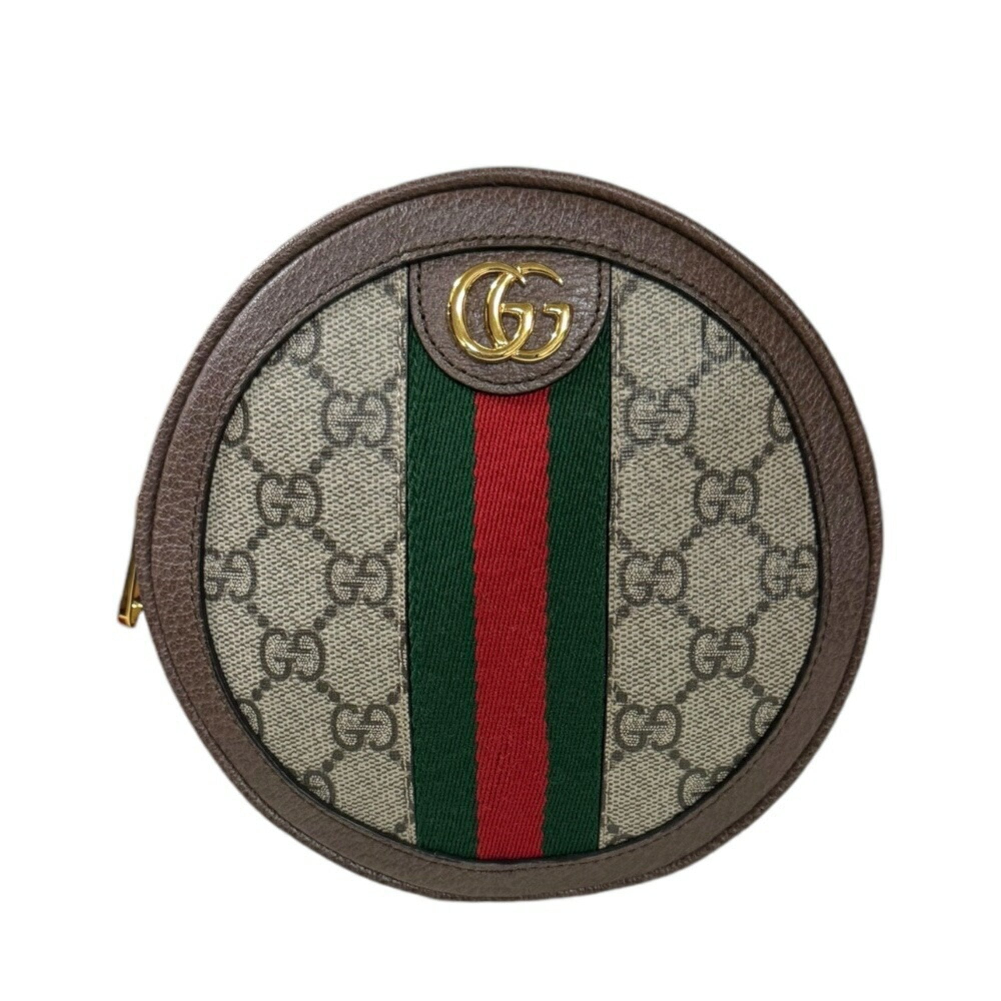 Gucci Beige Brown Gg Supreme Leather Backpack (Pre-Owned)