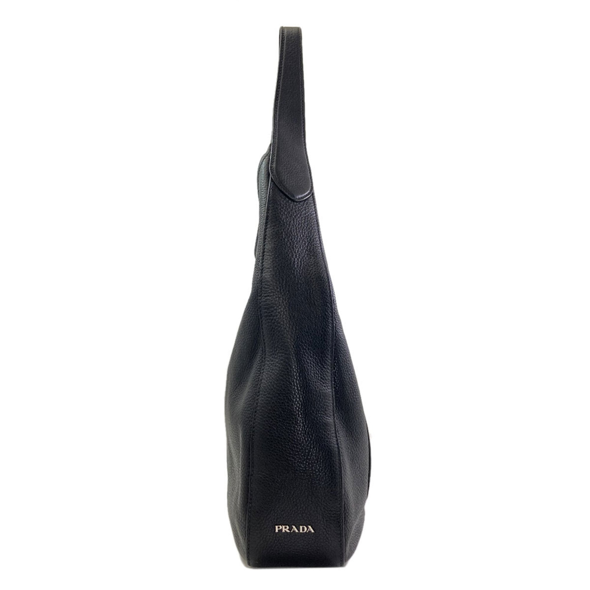 Prada Black Leather Tote Bag (Pre-Owned)