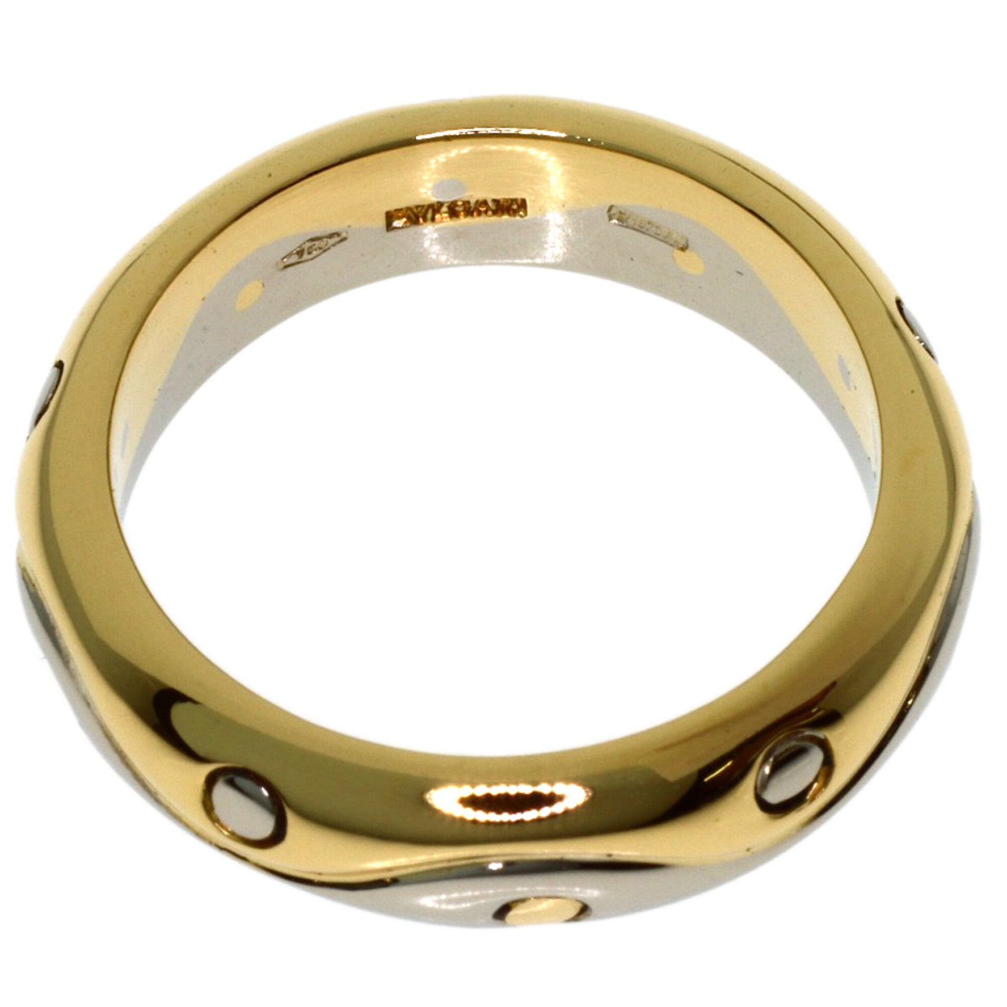 Bvlgari White Yellow Band Ring (Pre-Owned)