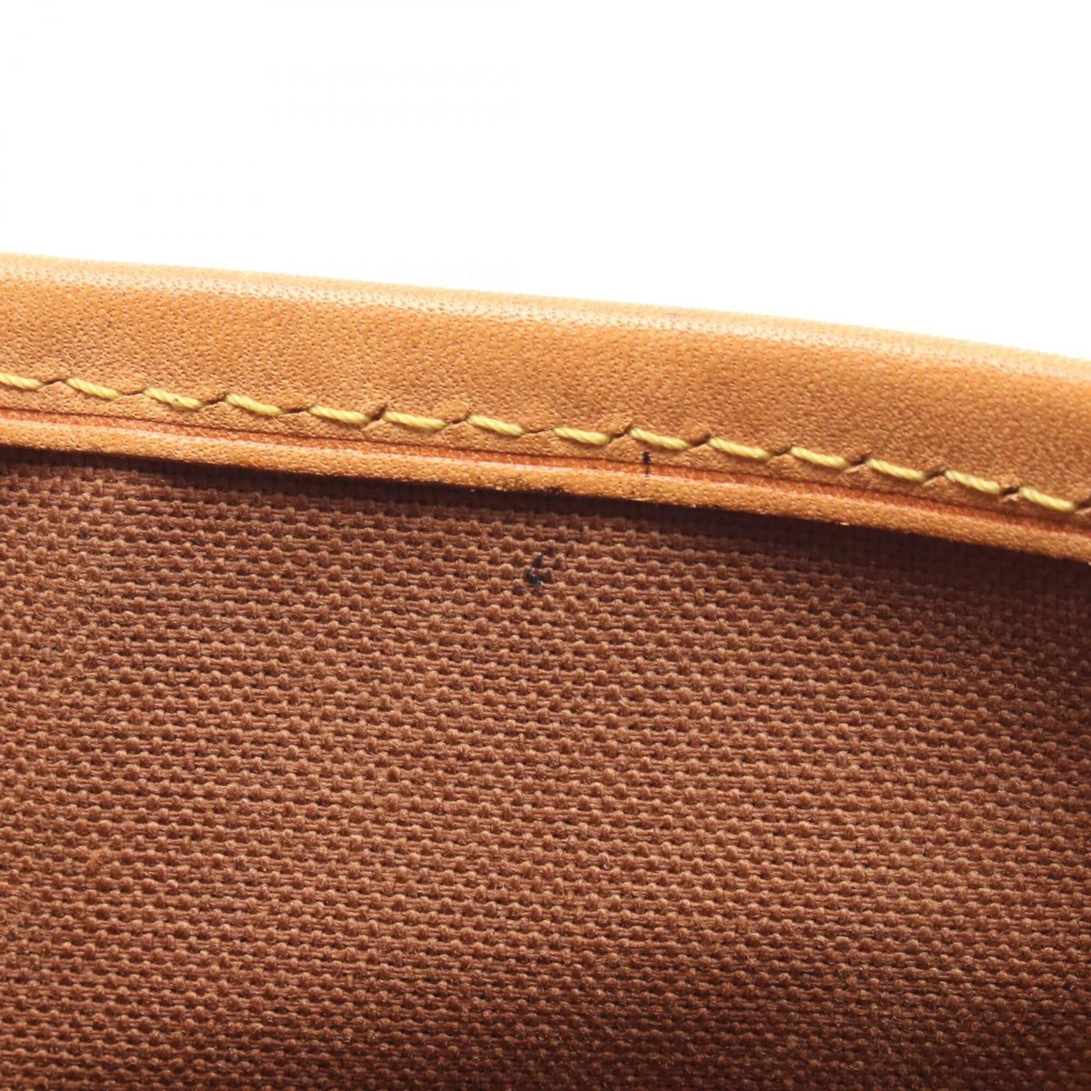 Louis Vuitton Brown Monogram Coated Canvas Leather Handbag Shoulder Bag (Pre-Owned)