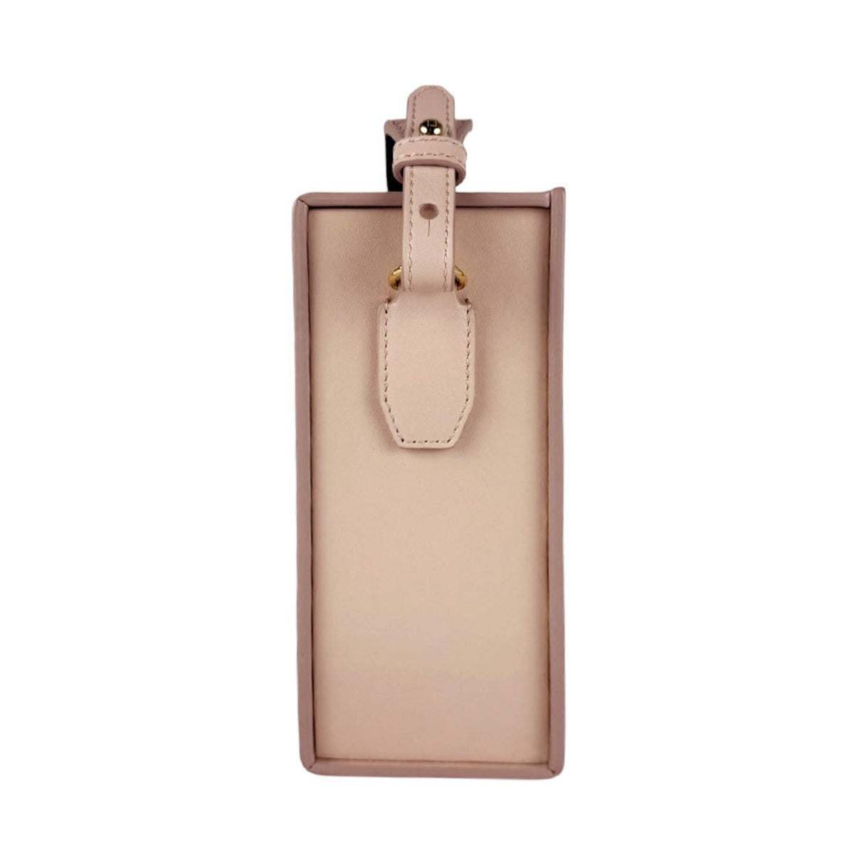 Fendi Pink Beige Leather Shoulder Bag (Pre-Owned)