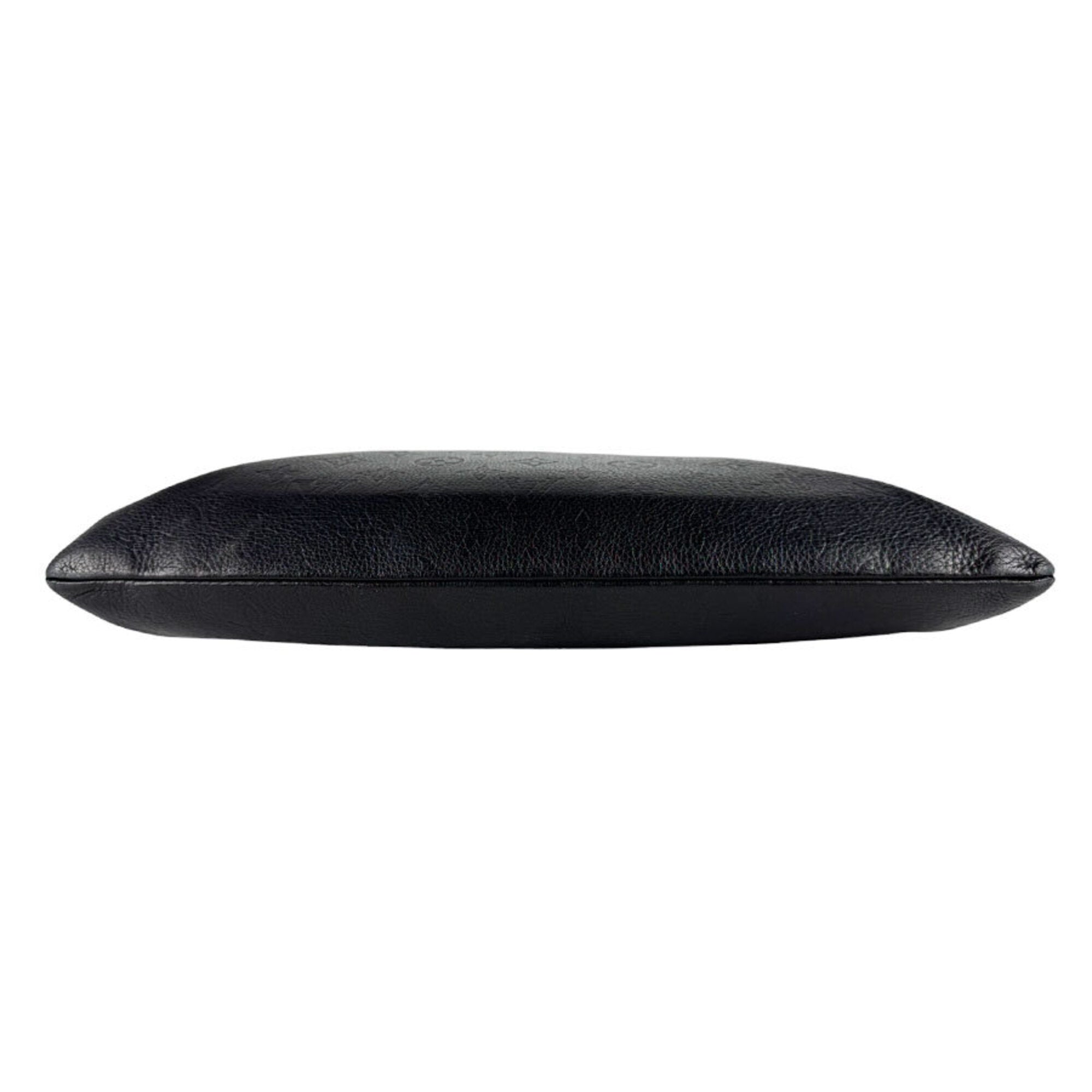 Louis Vuitton Black Monogram Shadow Clutch Bag (Pre-Owned)
