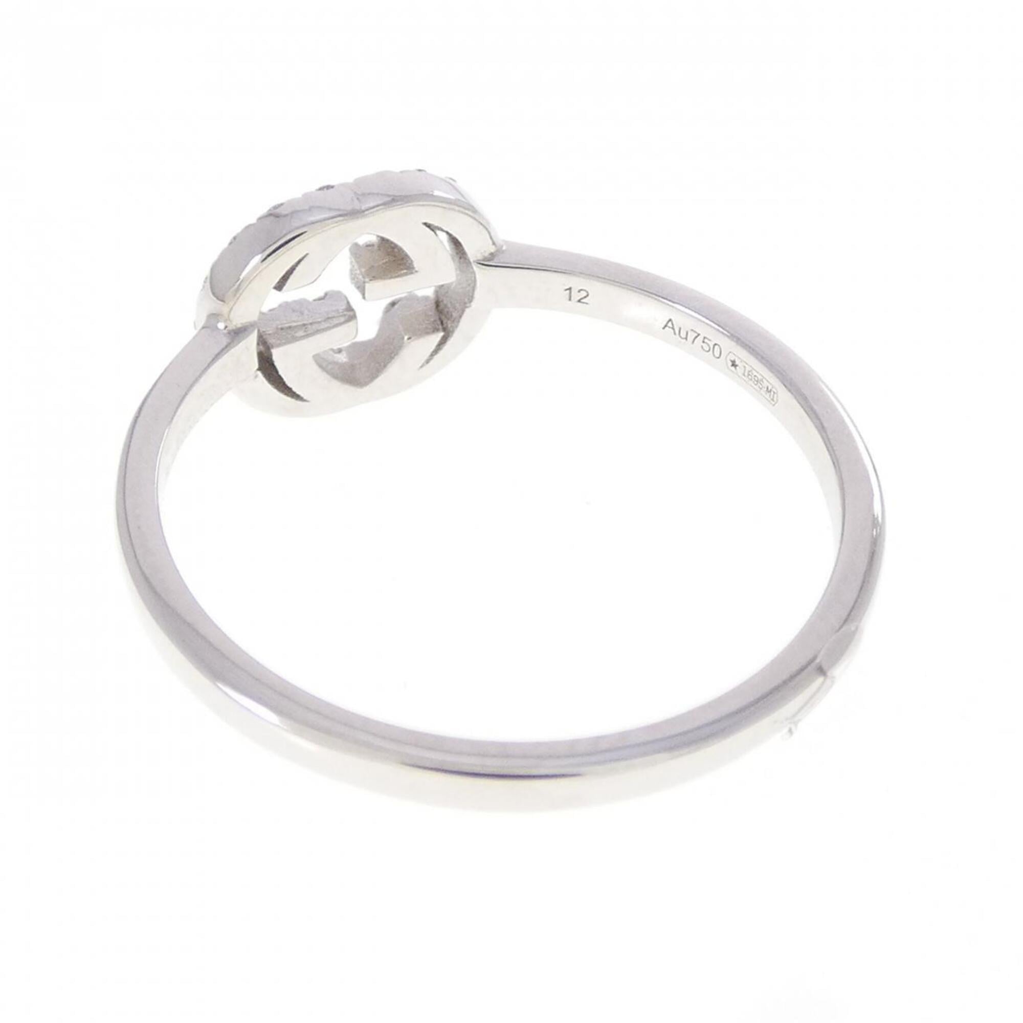Gucci White Gold White Gold (18K) Band Ring (Pre-Owned)