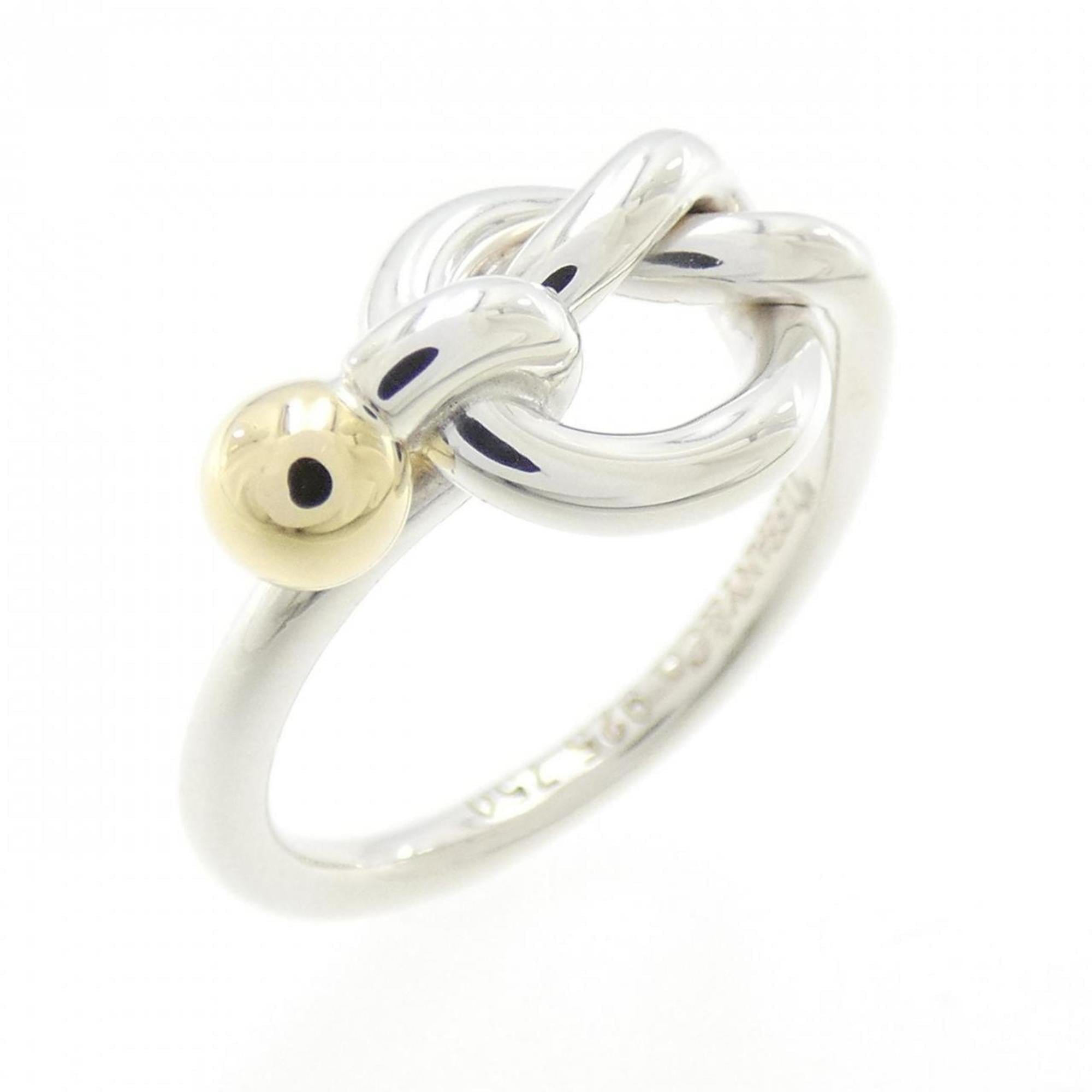 Tiffany Yellow Gold (18K) Silver 925 Band Ring (Pre-Owned)