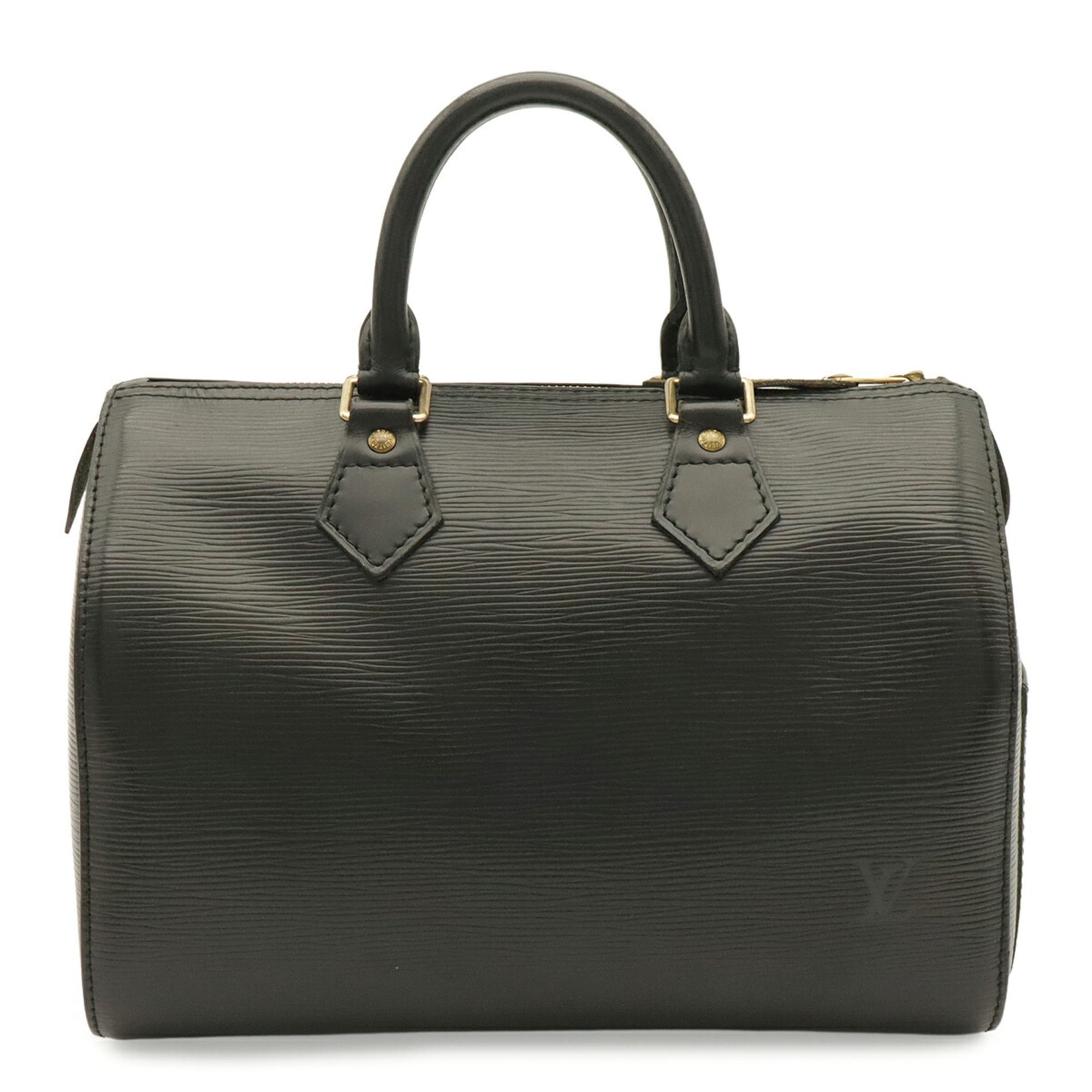 Louis Vuitton Noir Epi Leather Boston Bag Handbag (Pre-Owned)