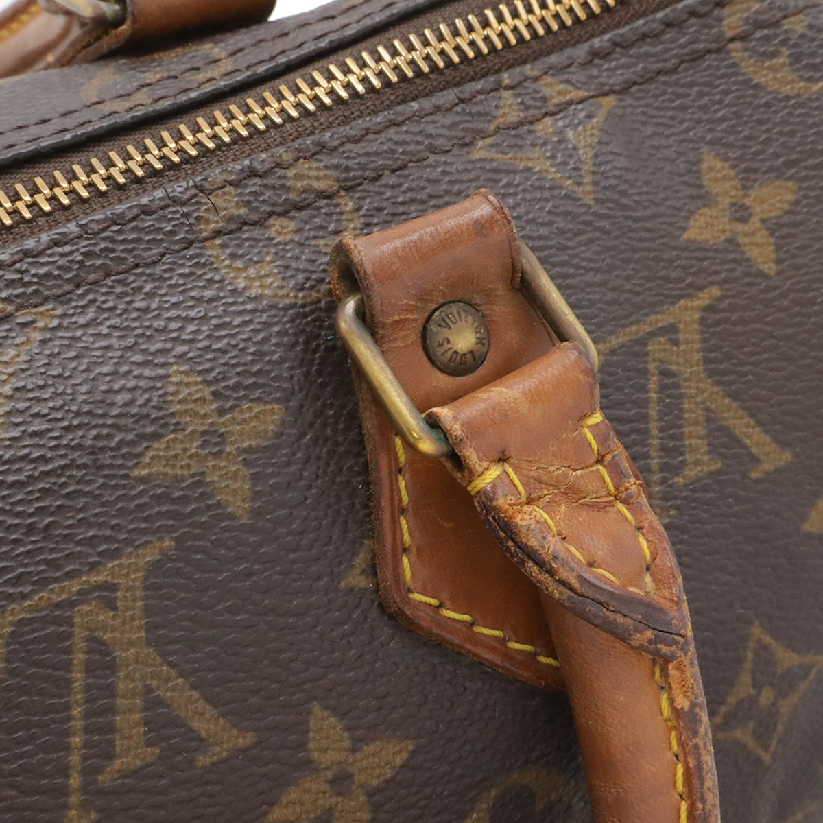 Louis Vuitton Brown Monogram Canvas Pvc Coated Canvas Handbag (Pre-Owned)