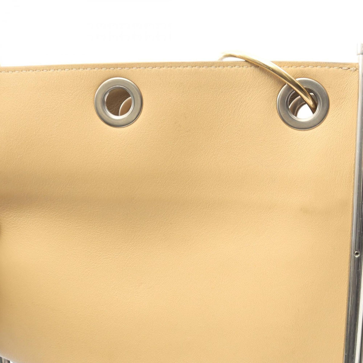 Chloé Beige Khaki Leather Handbag Shoulder Bag (Pre-Owned)