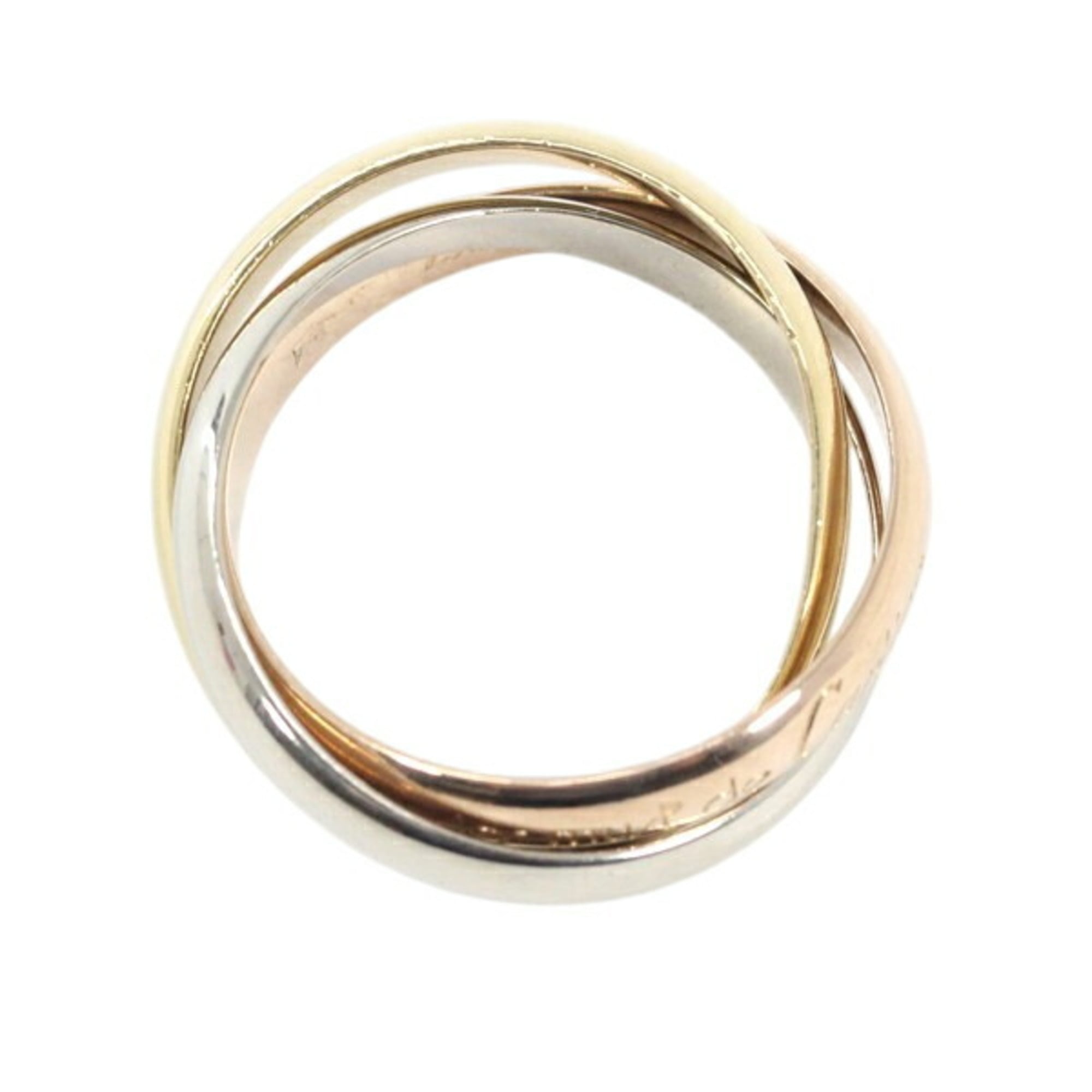 Cartier Pink Gold White Gold Yellow Gold Yellow Gold (18K) Pink Gold (18K) White Gold (18K) Band Ring (Pre-Owned)