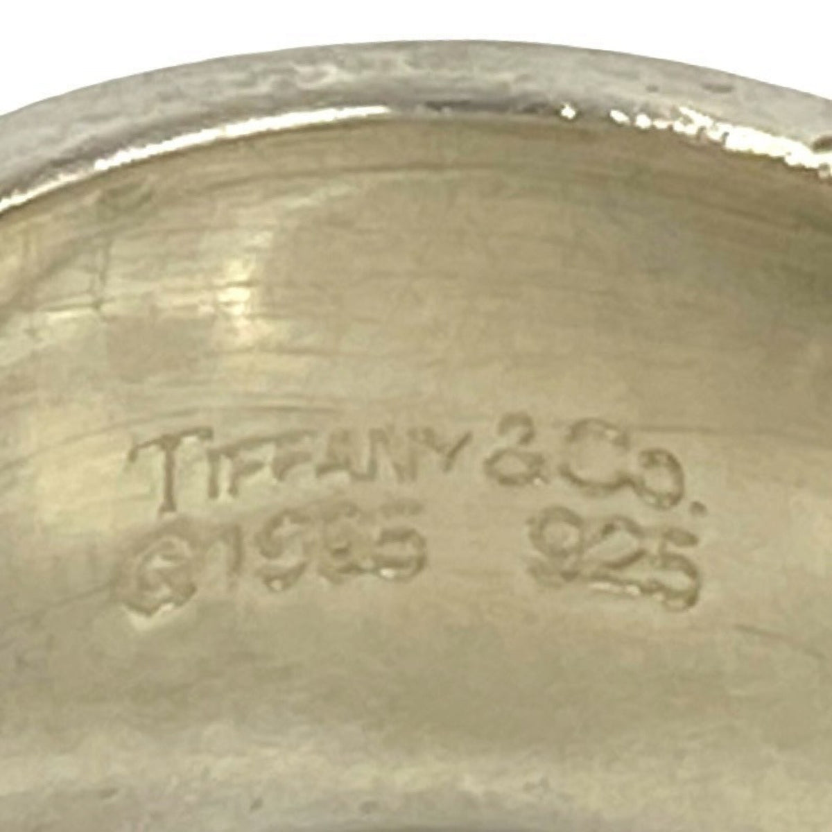 Tiffany Silver Silver 925 Band Ring (Pre-Owned)