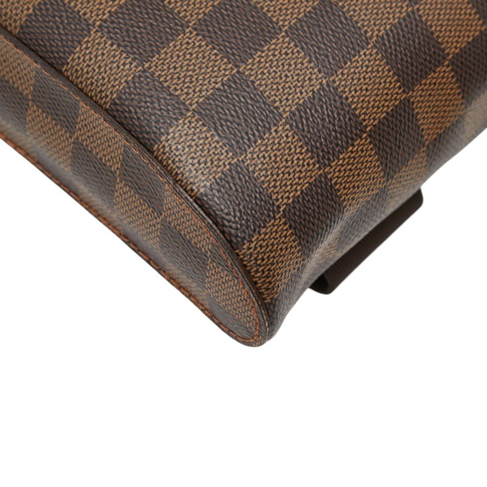 Louis Vuitton Damier Brown Pvc Leather Shoulder Bag Sling Bag (Pre-Owned)