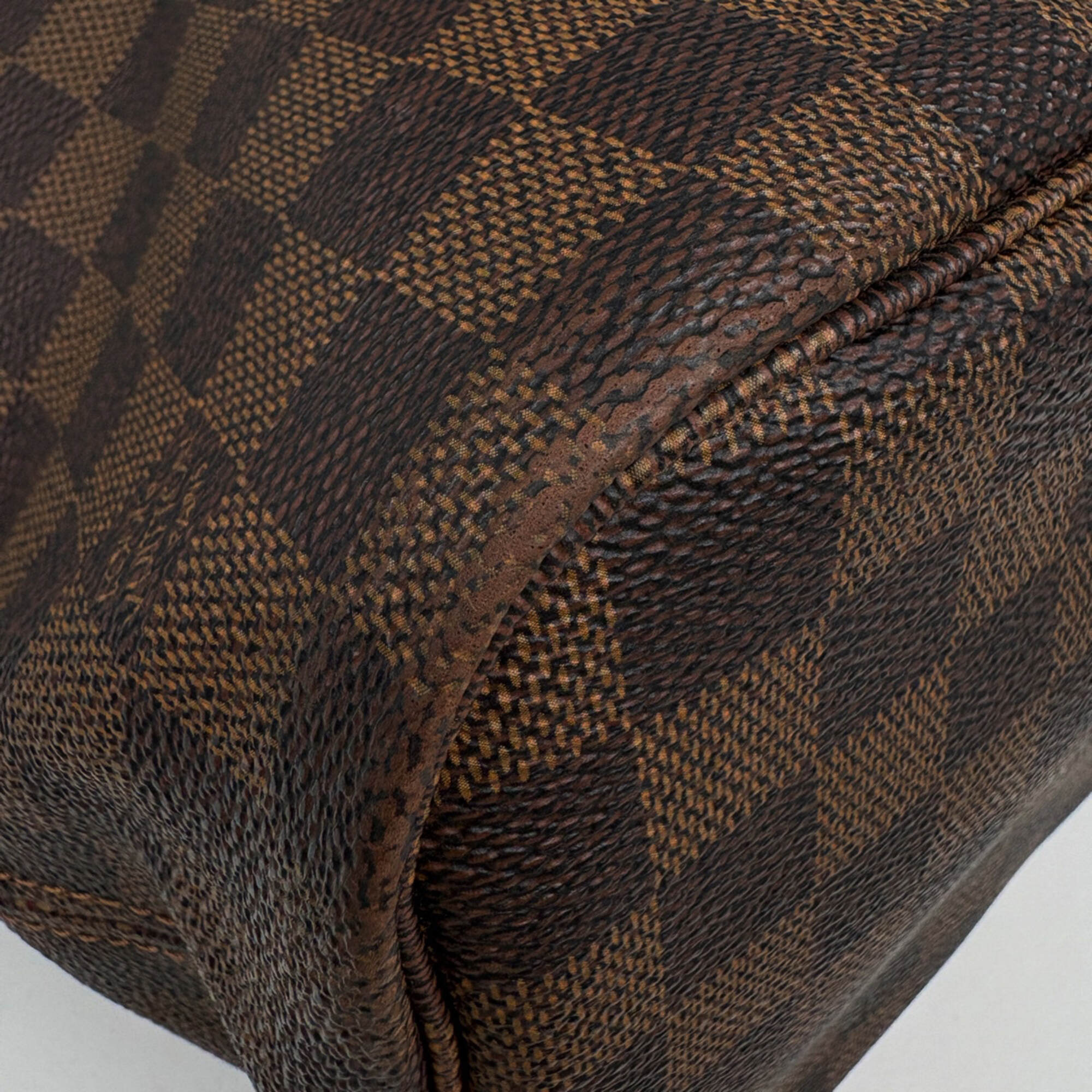 Louis Vuitton Damier Brown Damier Canvas Shoulder Bag Tote Bag (Pre-Owned)
