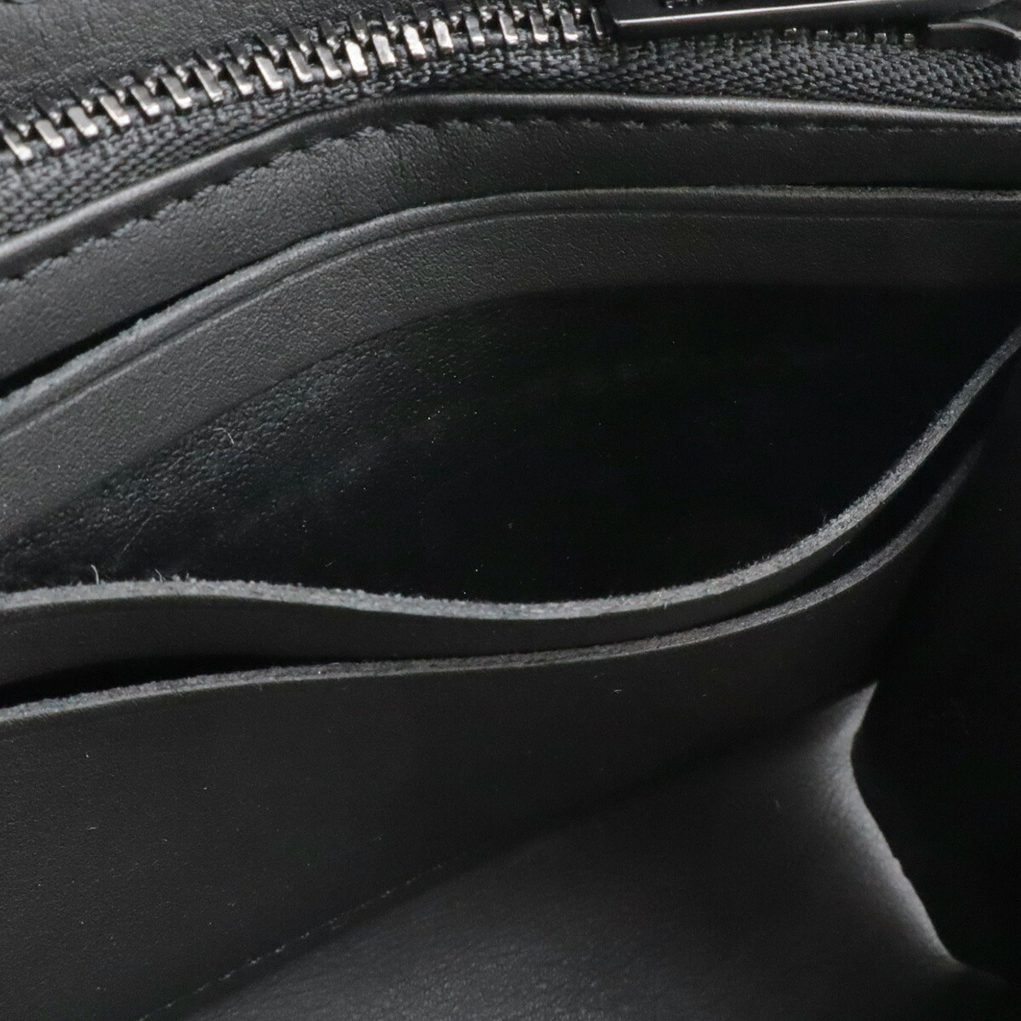Louis Vuitton Black Noir Leather Coin Purse/Coin Case (Pre-Owned)