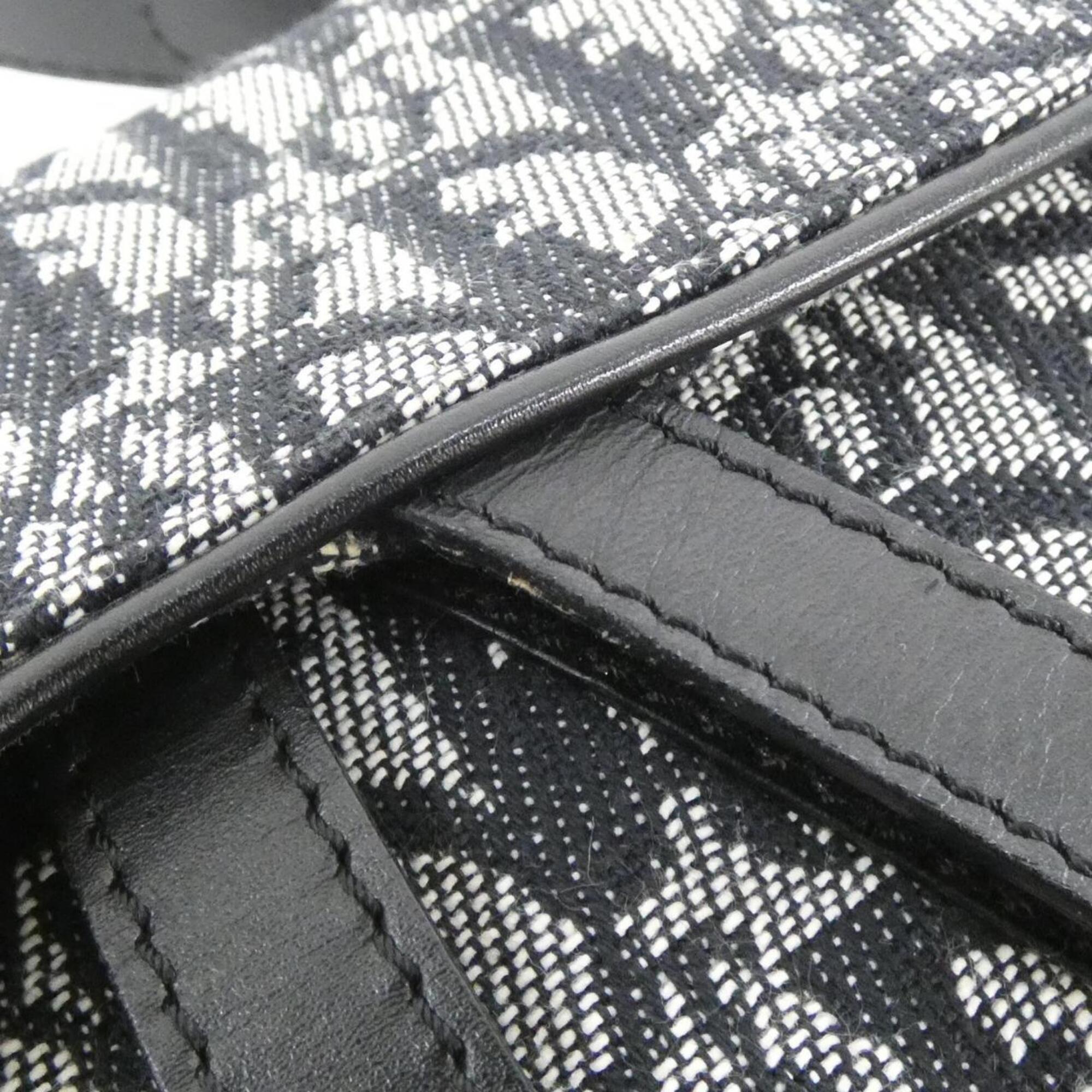 Christian Dior Black Canvas Shoulder Bag (Pre-Owned)