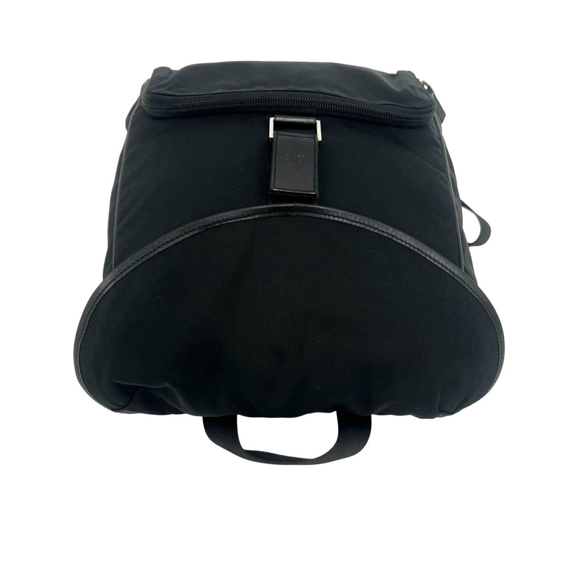 Gucci Black Nylon Leather Backpack (Pre-Owned)