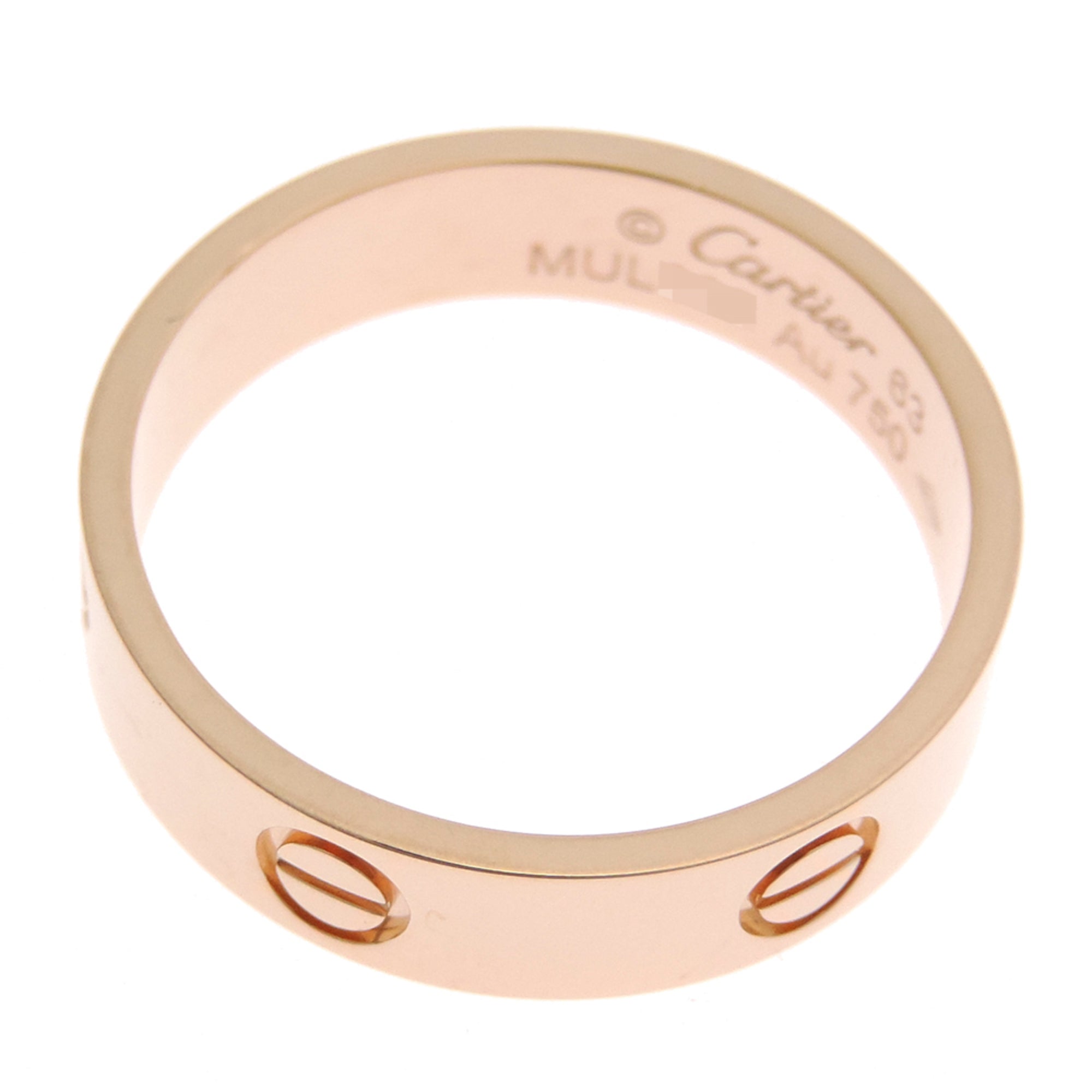 Cartier Pink Gold (18K) Band Ring (Pre-Owned)