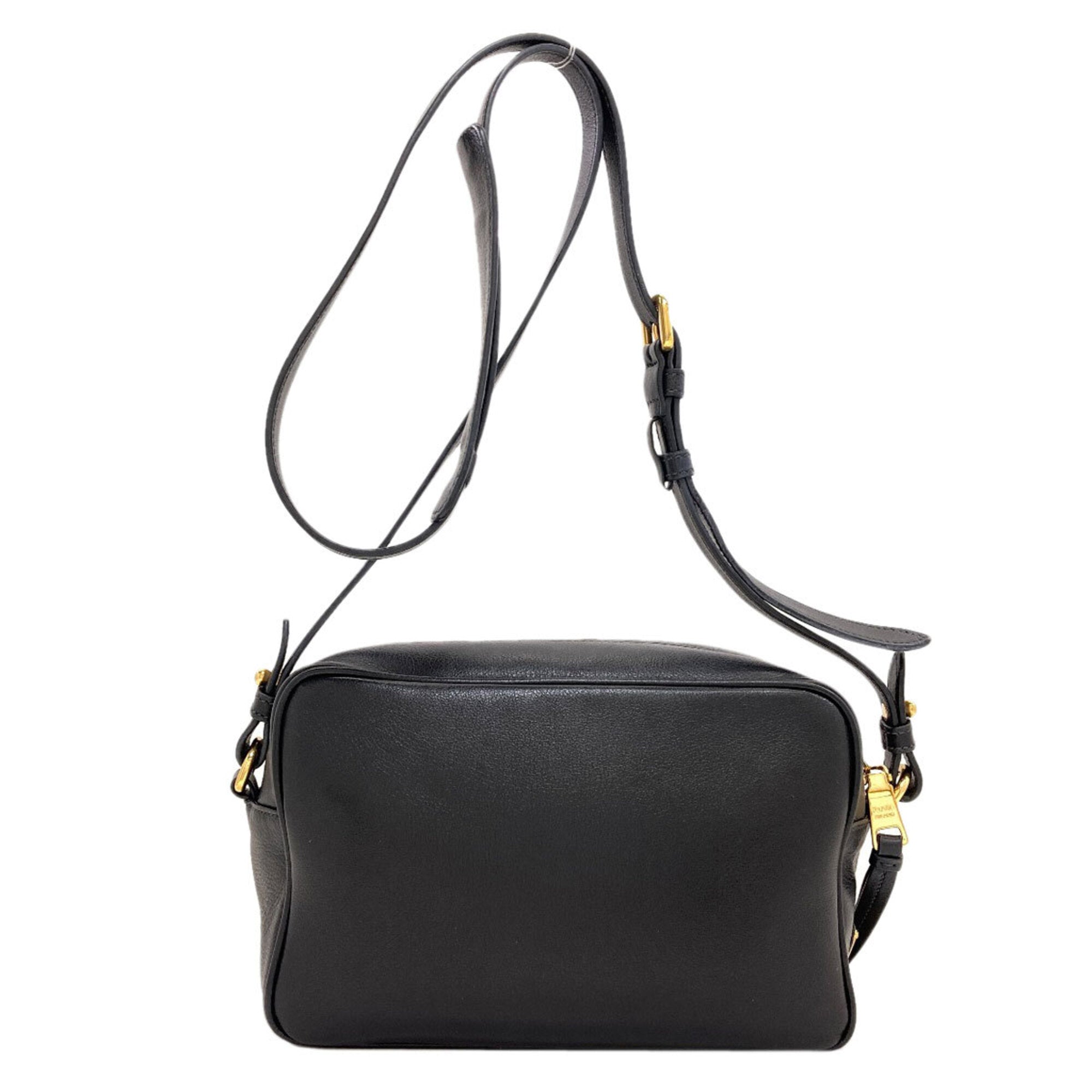 Prada Black Leather Shoulder Bag (Pre-Owned)