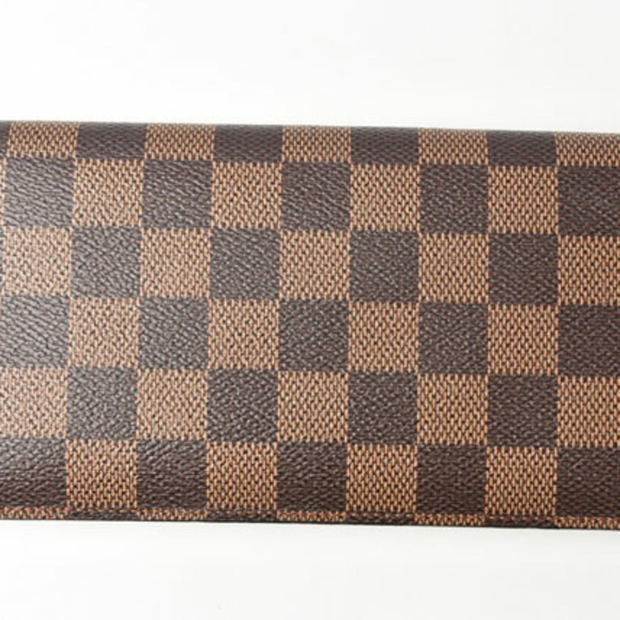 Louis Vuitton Damier Damier Canvas Damier Canvas Chain/Shoulder Wallet (Pre-Owned)