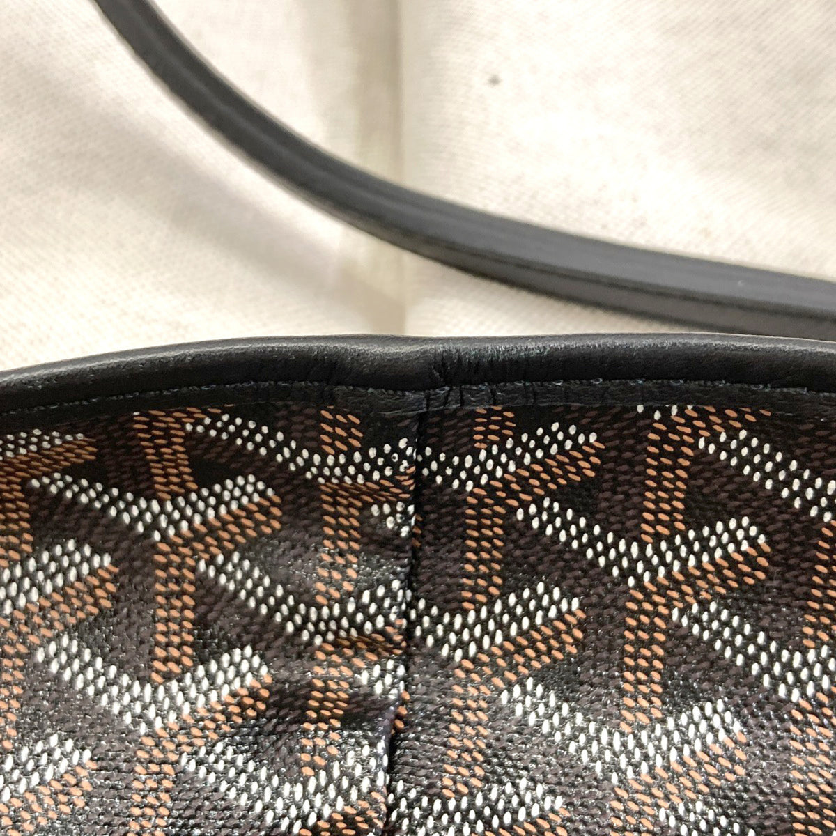 Goyard Black Pvc Tote Bag (Pre-Owned)