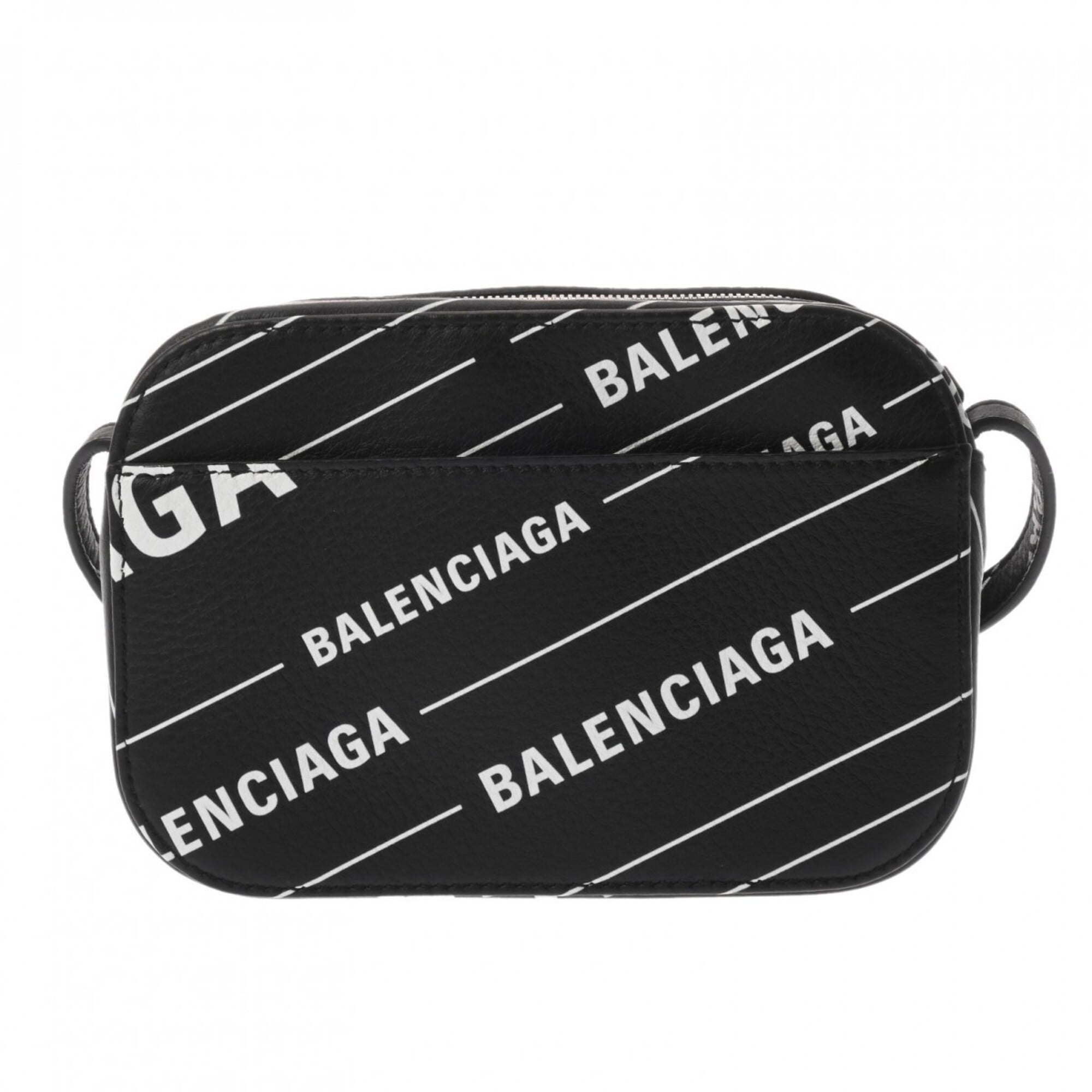 Balenciaga Black Leather Shoulder Bag (Pre-Owned)