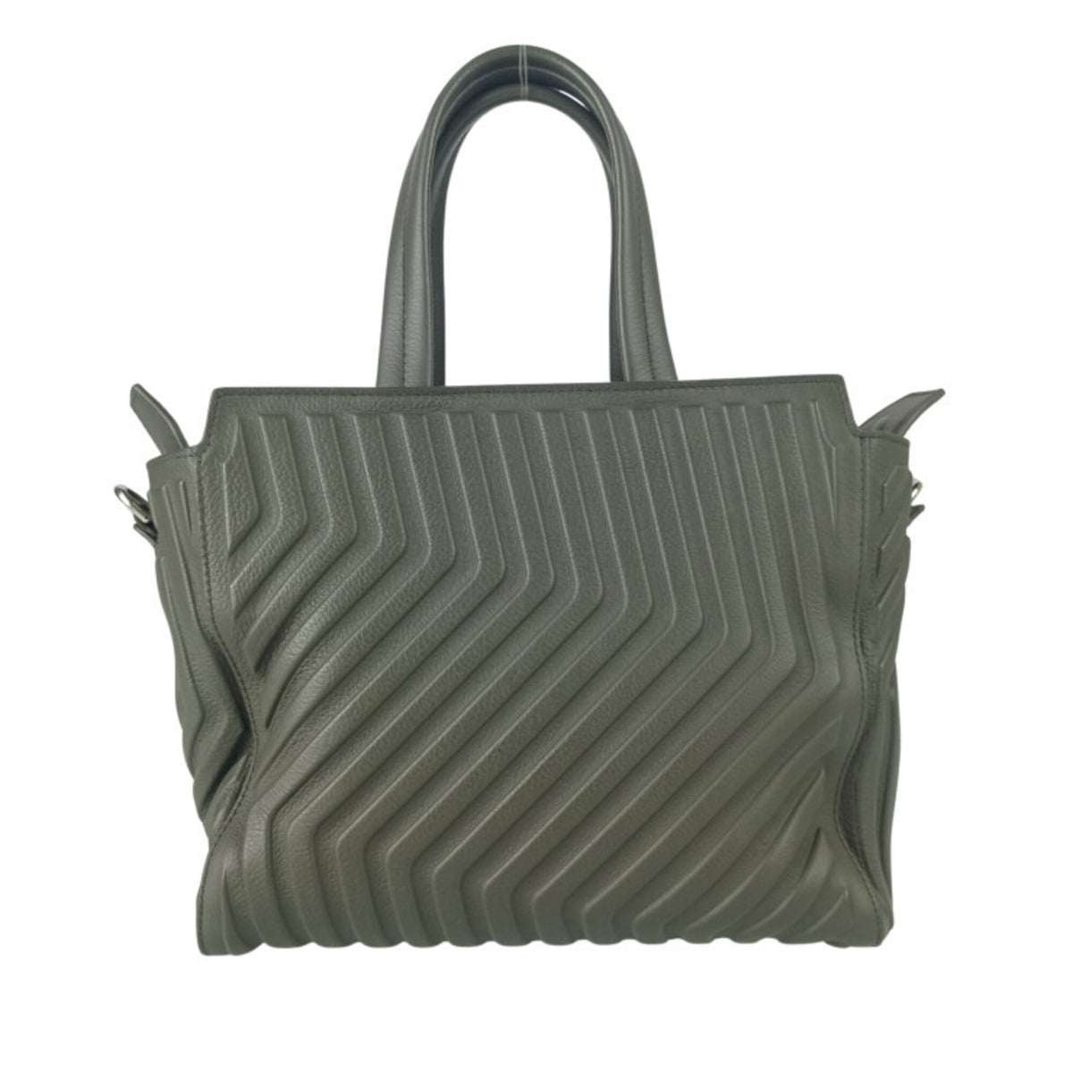 Balenciaga Khaki Leather Handbag Shoulder Bag (Pre-Owned)