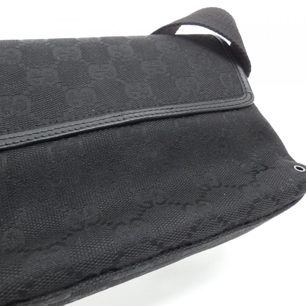 Gucci Black Gg Canvas Fanny Pack (Pre-Owned)