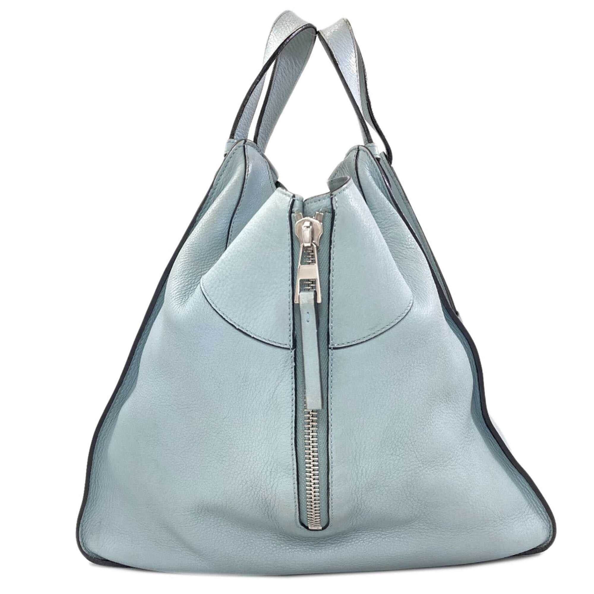 Loewe Light Blue Leather Handbag Pouch (Pre-Owned)