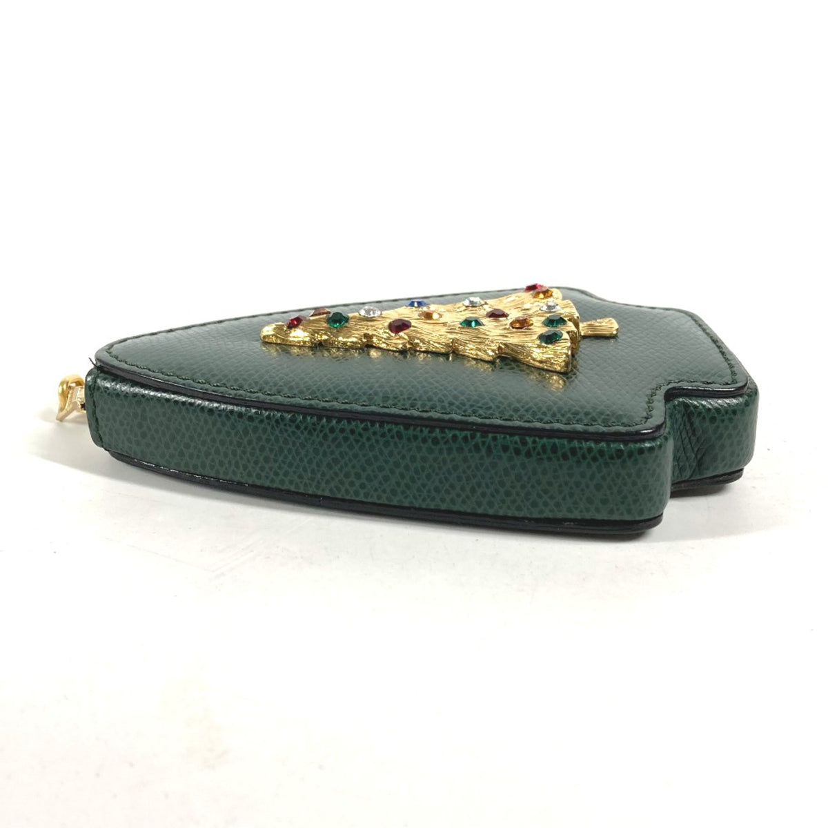 Celine Green Leather Pouch (Pre-Owned)