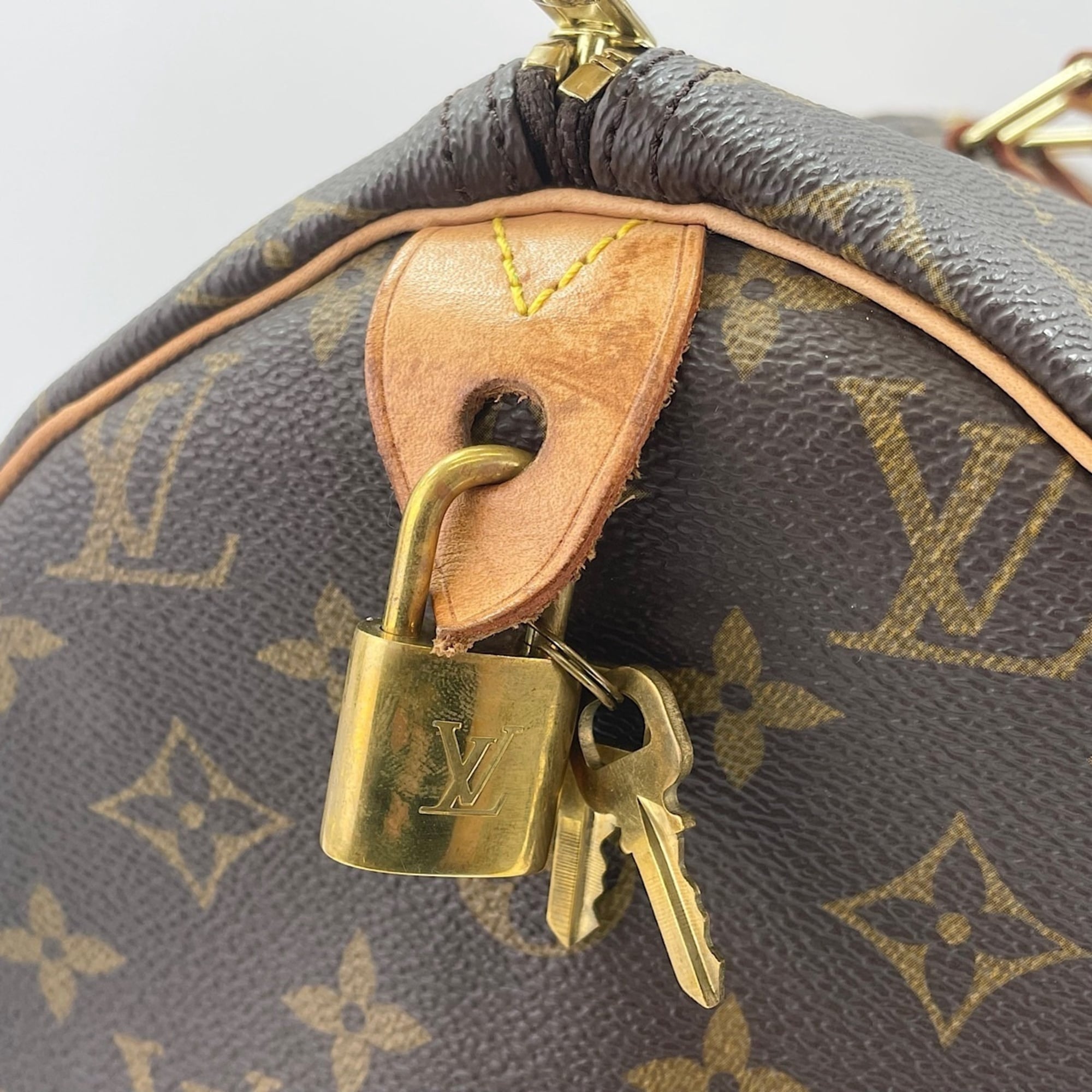 Louis Vuitton Monogram Brown Boston Bag (Pre-Owned)