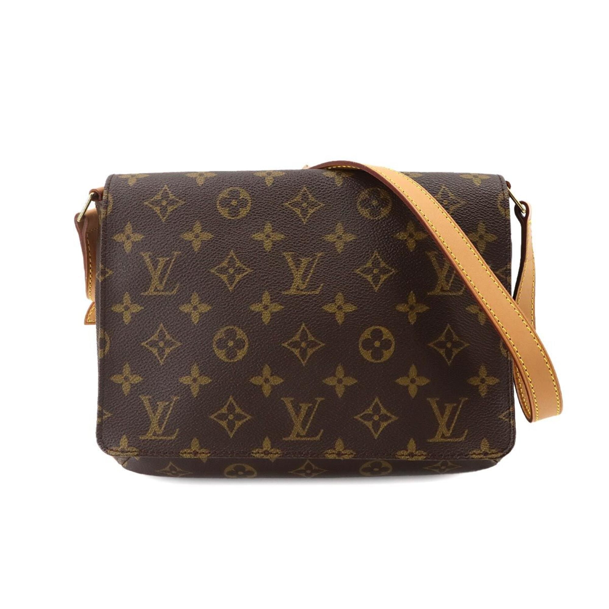 Louis Vuitton Brown Monogram Monogram Canvas Handbag Shoulder Bag (Pre-Owned)