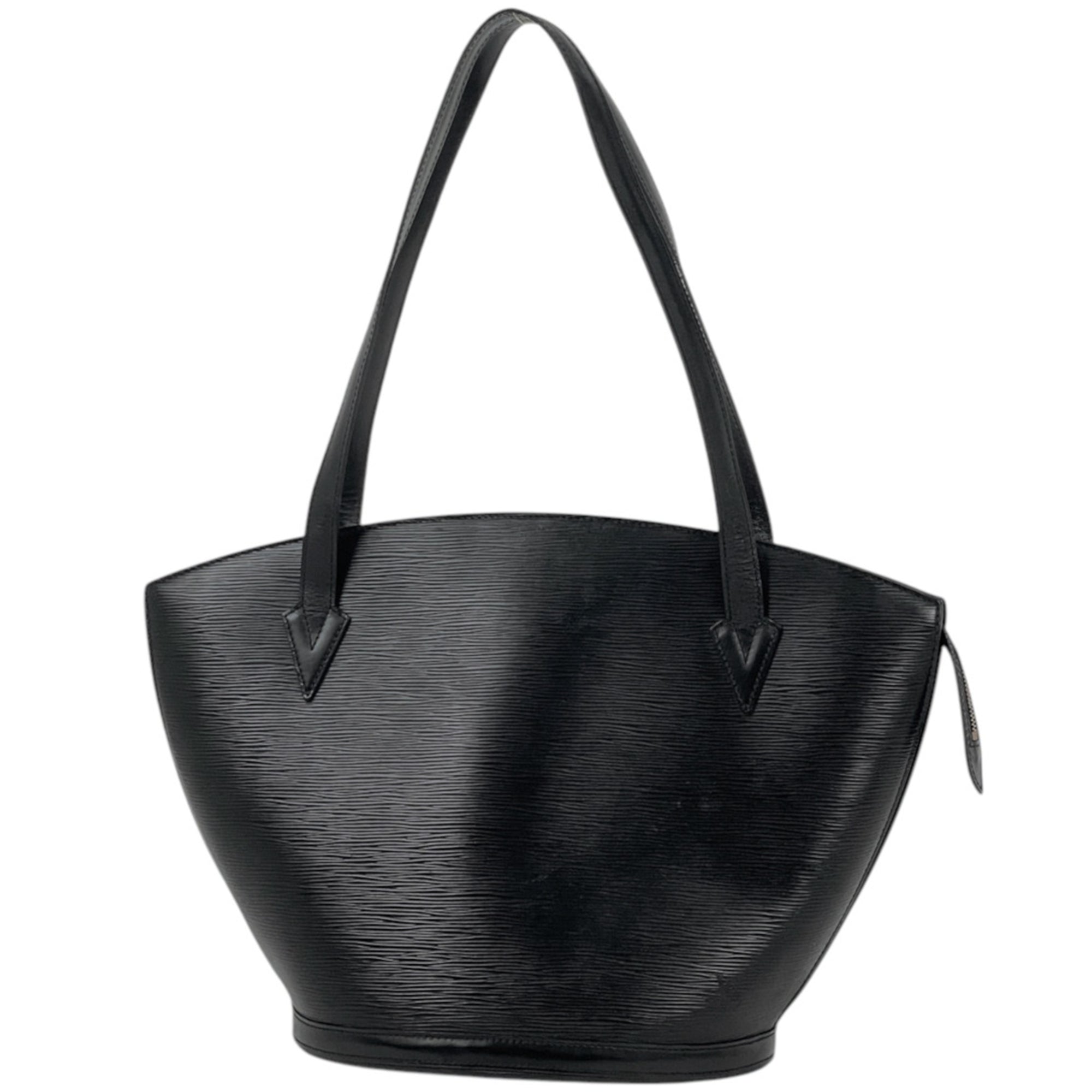 Louis Vuitton Black Noir Epi Leather Shoulder Bag Tote Bag (Pre-Owned)