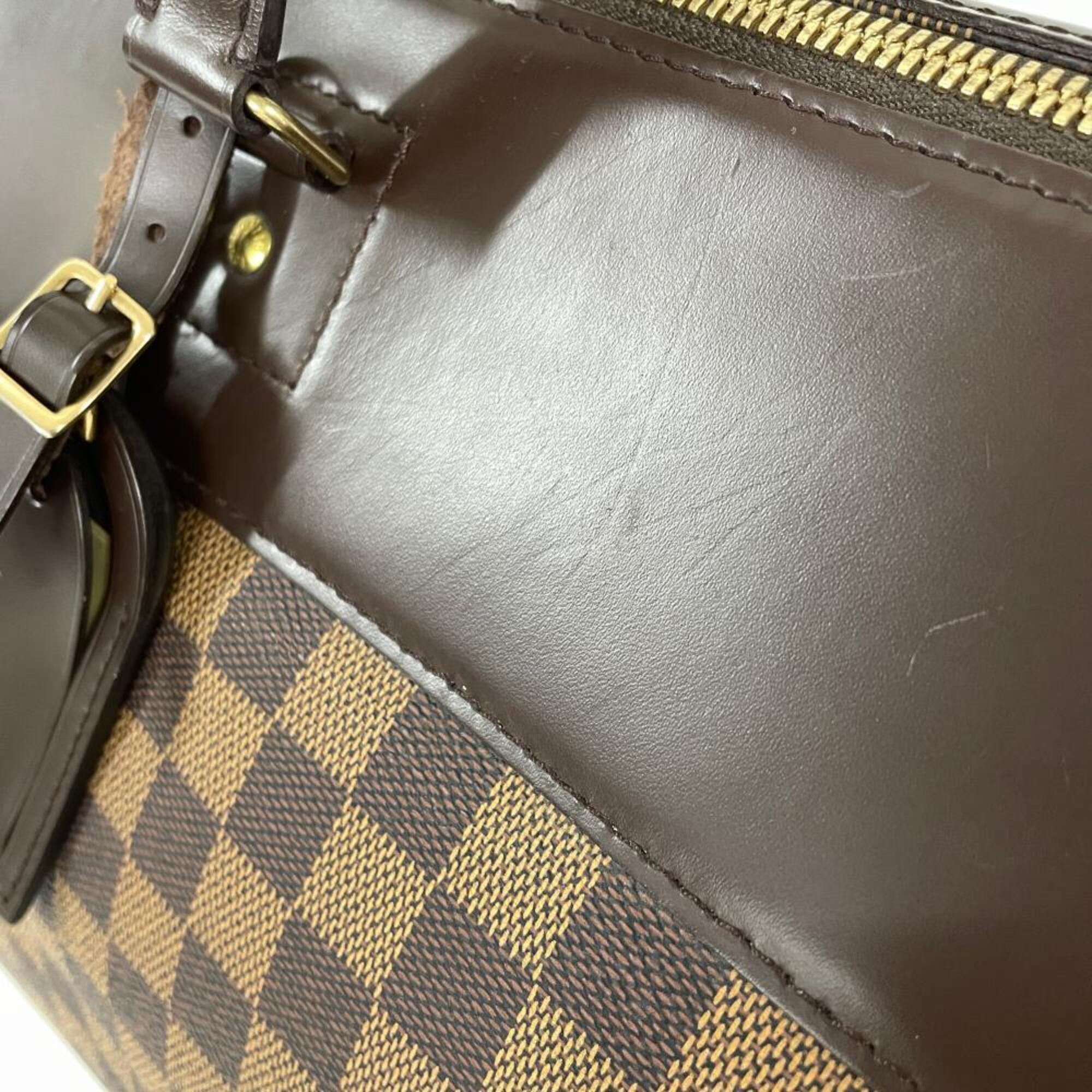 Louis Vuitton Brown Damier Canvas Boston Bag (Pre-Owned)