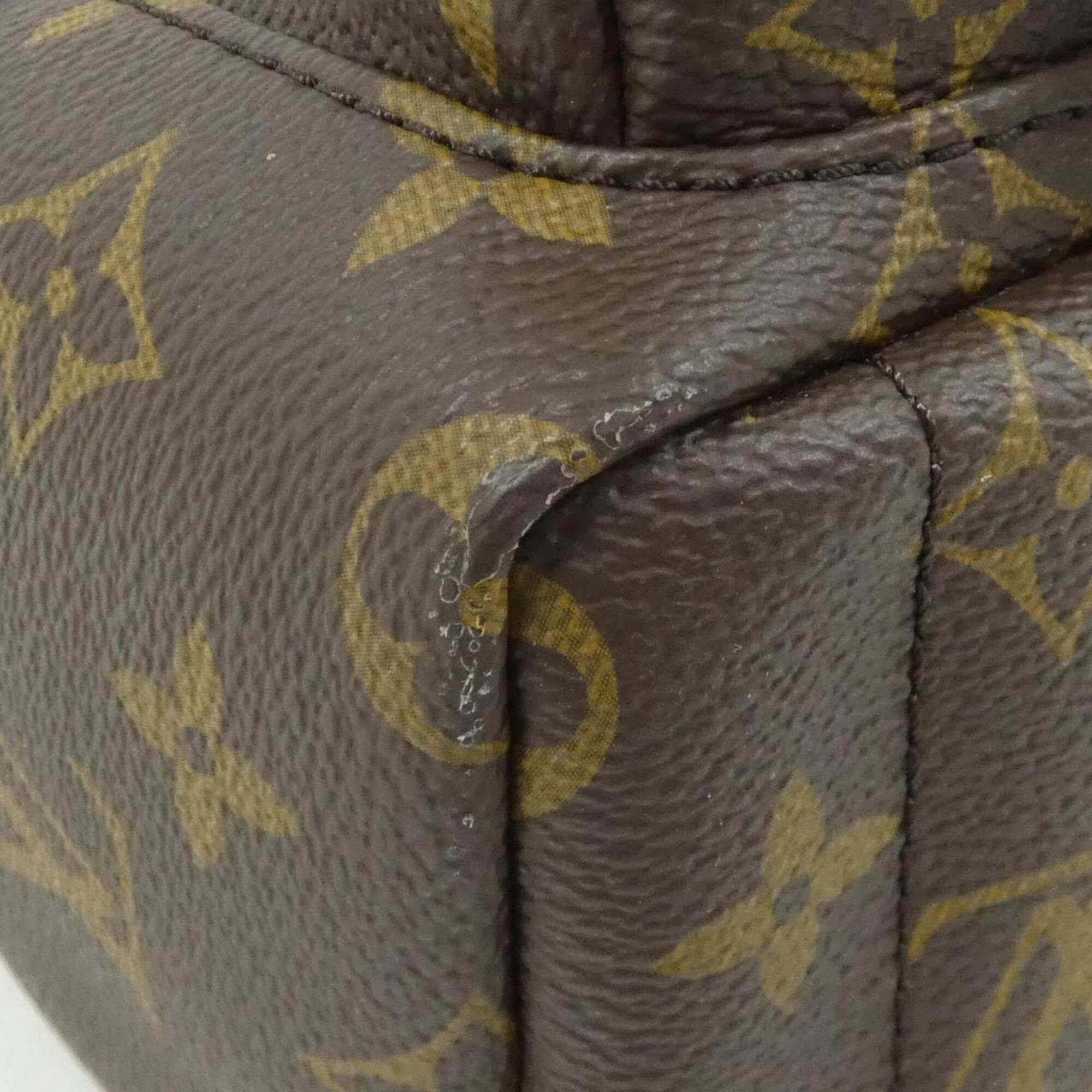 Louis Vuitton Monogram Marron Coated Canvas Backpack (Pre-Owned)